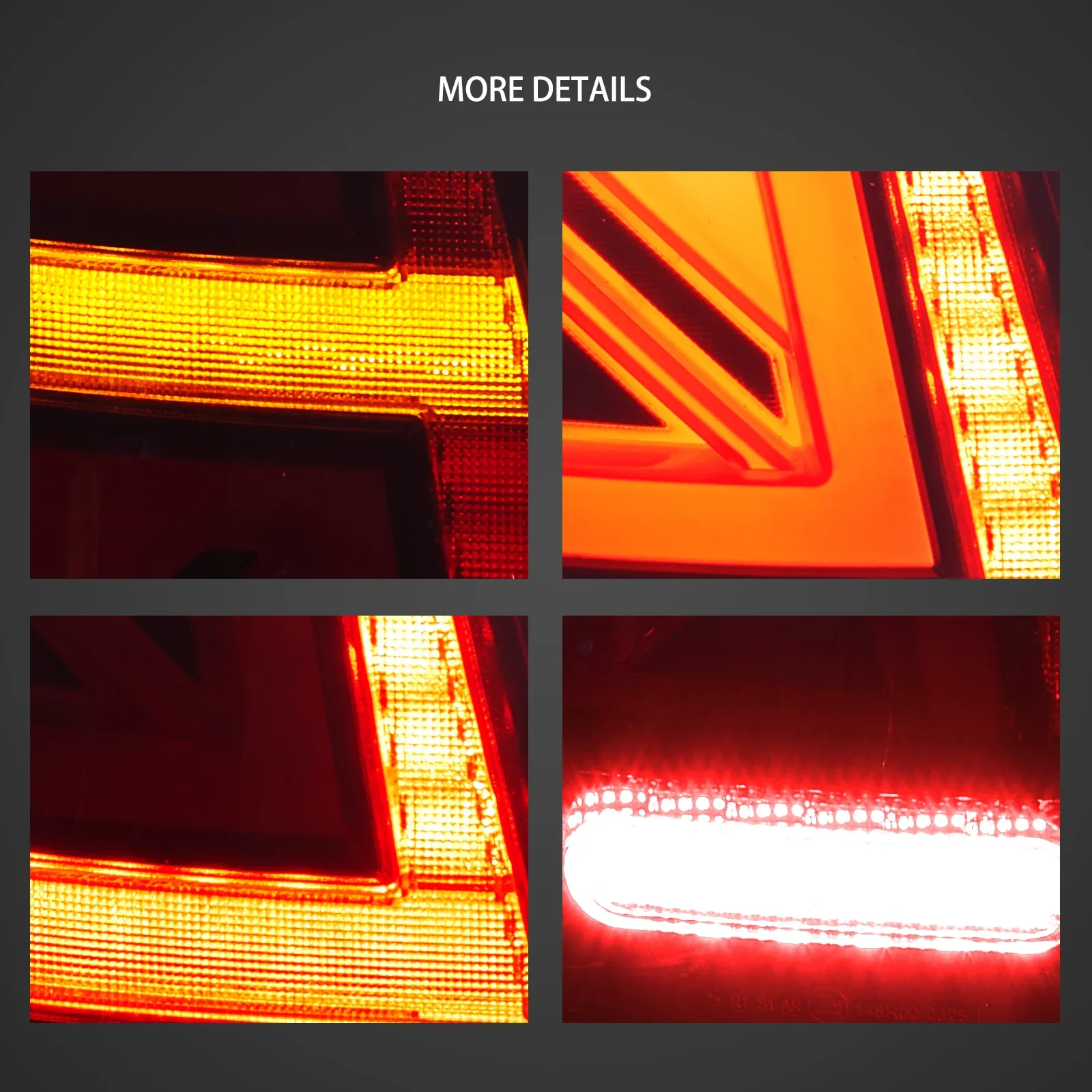 01-06 BMW Mini R50 R52 R53 Vland LED Tail Lights [E-mark] - Image 11