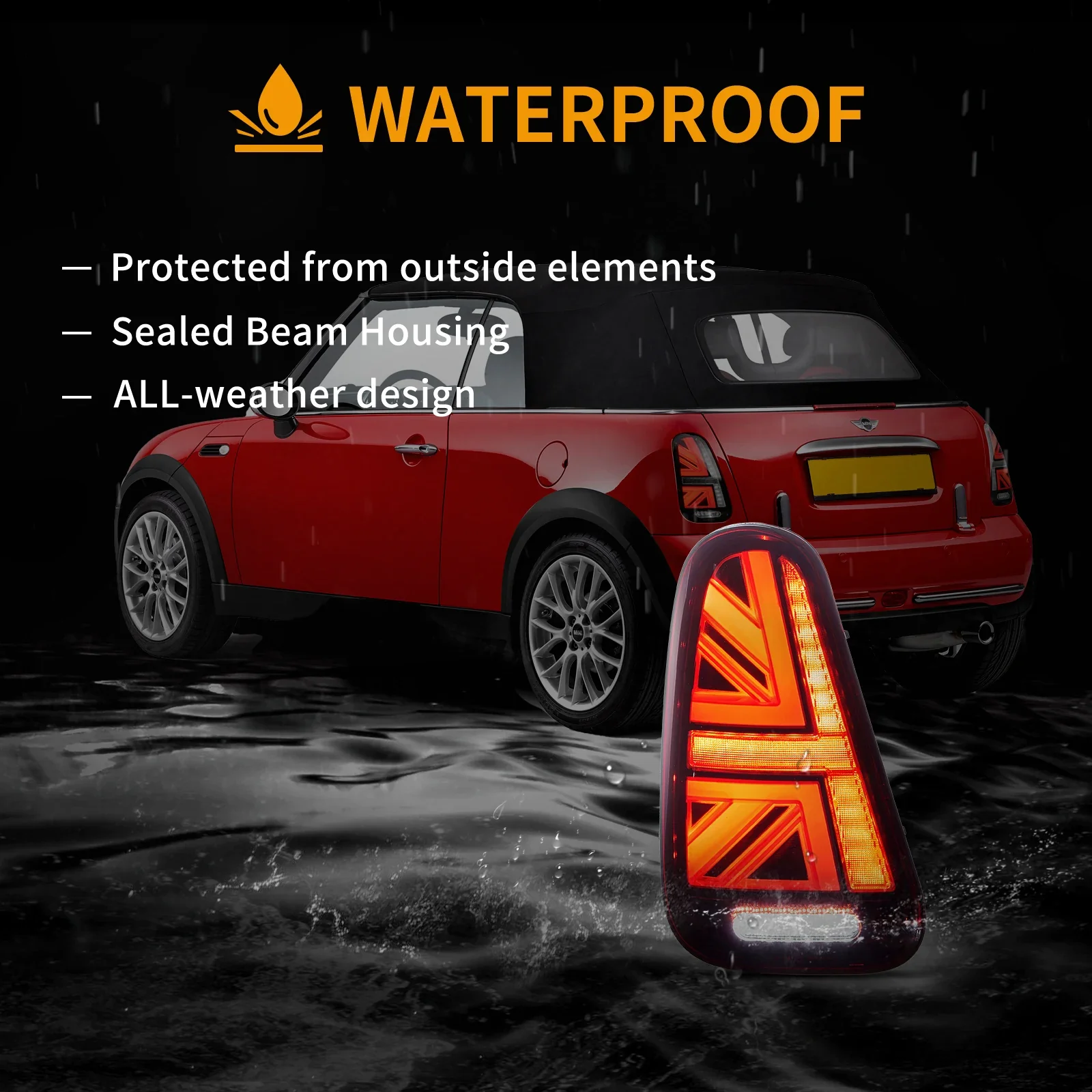 01-06 BMW Mini R50 R52 R53 Vland LED Tail Lights [E-mark] - Image 12