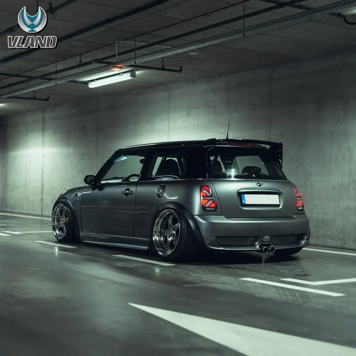 01-06 Mini Cooper R50 R52 R53 Vland Union Jack LED Tail Lights Sequential Turn Signal [E-mark] - Image 10