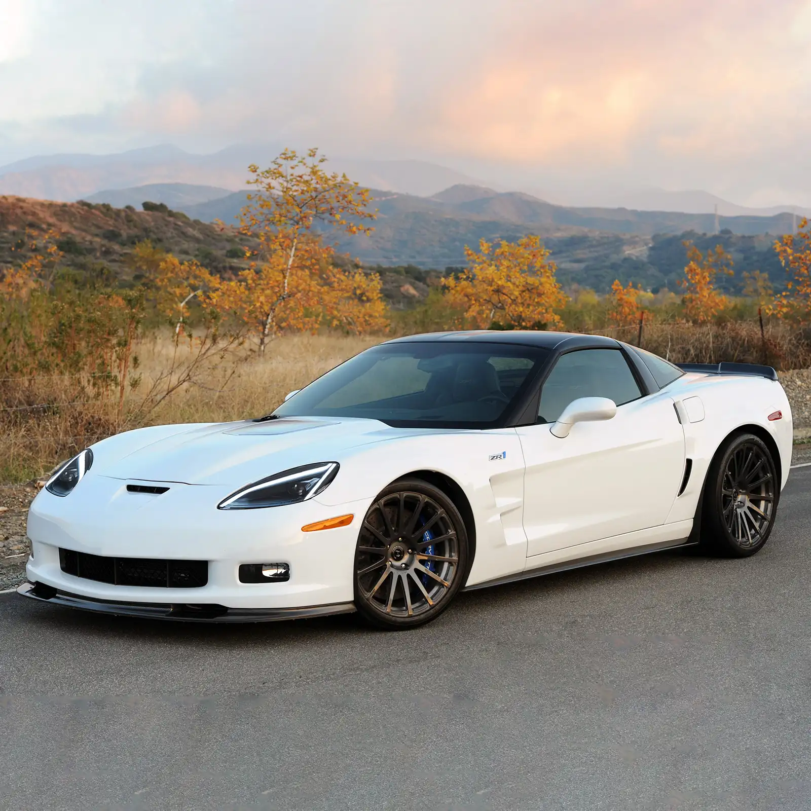 05-13 Chevrolet Corvette C6 6th Gen EU Vland LED Dual Beam Projector Headlights Black [C8 STYLE] - Image 2