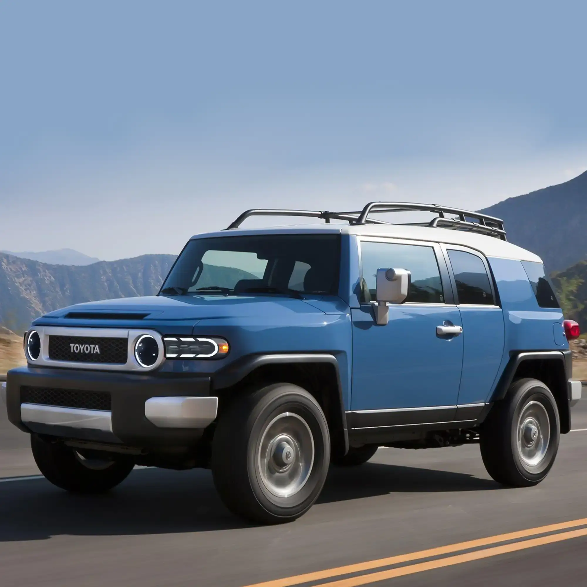 06-22 Toyota FJ Cruiser XJ10 Vland Full LED Dual Beam Projector Upgrade Headlights With start-up animation - Image 6
