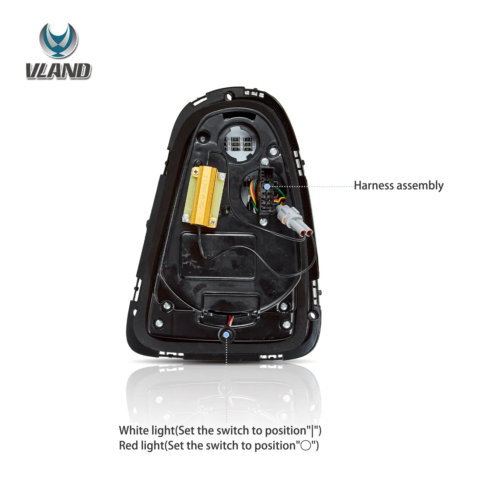 07-13 Mini Cooper (R56 R57 R58 R59) Vland II LED Tail Lights With Amber Sequential Turn Signal [E-mark] - Image 8