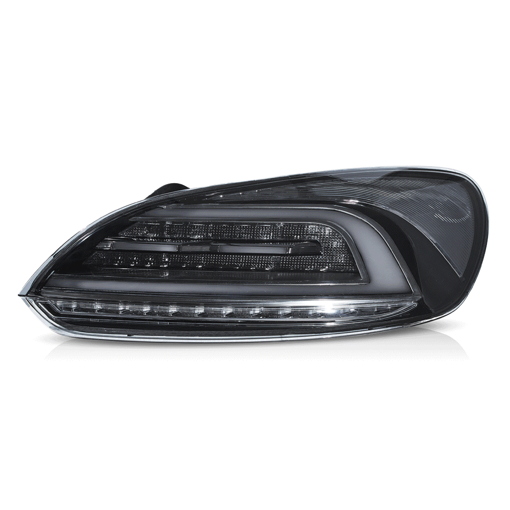 09-14 Volkswagen Scirocco Vland LED Tail Lights W/Amber Sequential Turn Signals [E-mark] - Image 6