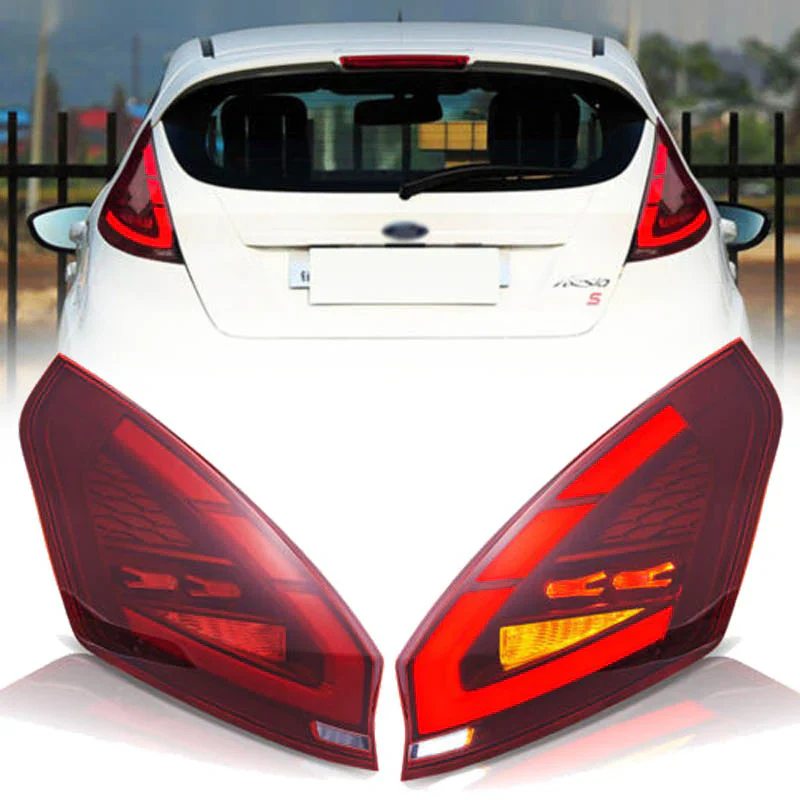 08-19 Ford Fiesta Hatchback Vland LED Tail Lights [E-mark] - Image 2