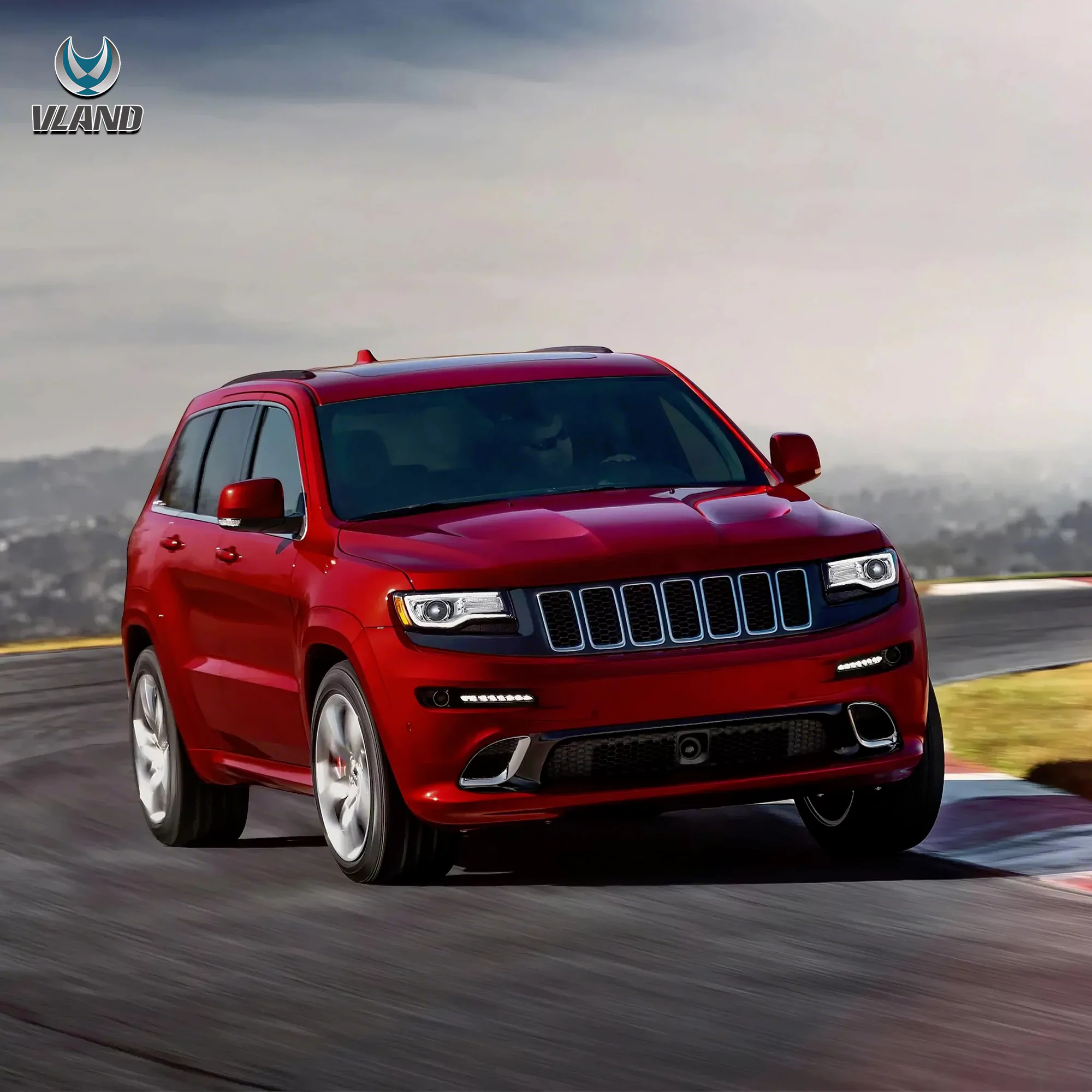 11-13 Jeep Grand Cherokee (WK2) Vland Headlights Full LED With Startup Animation/ Blue DRL - Image 13