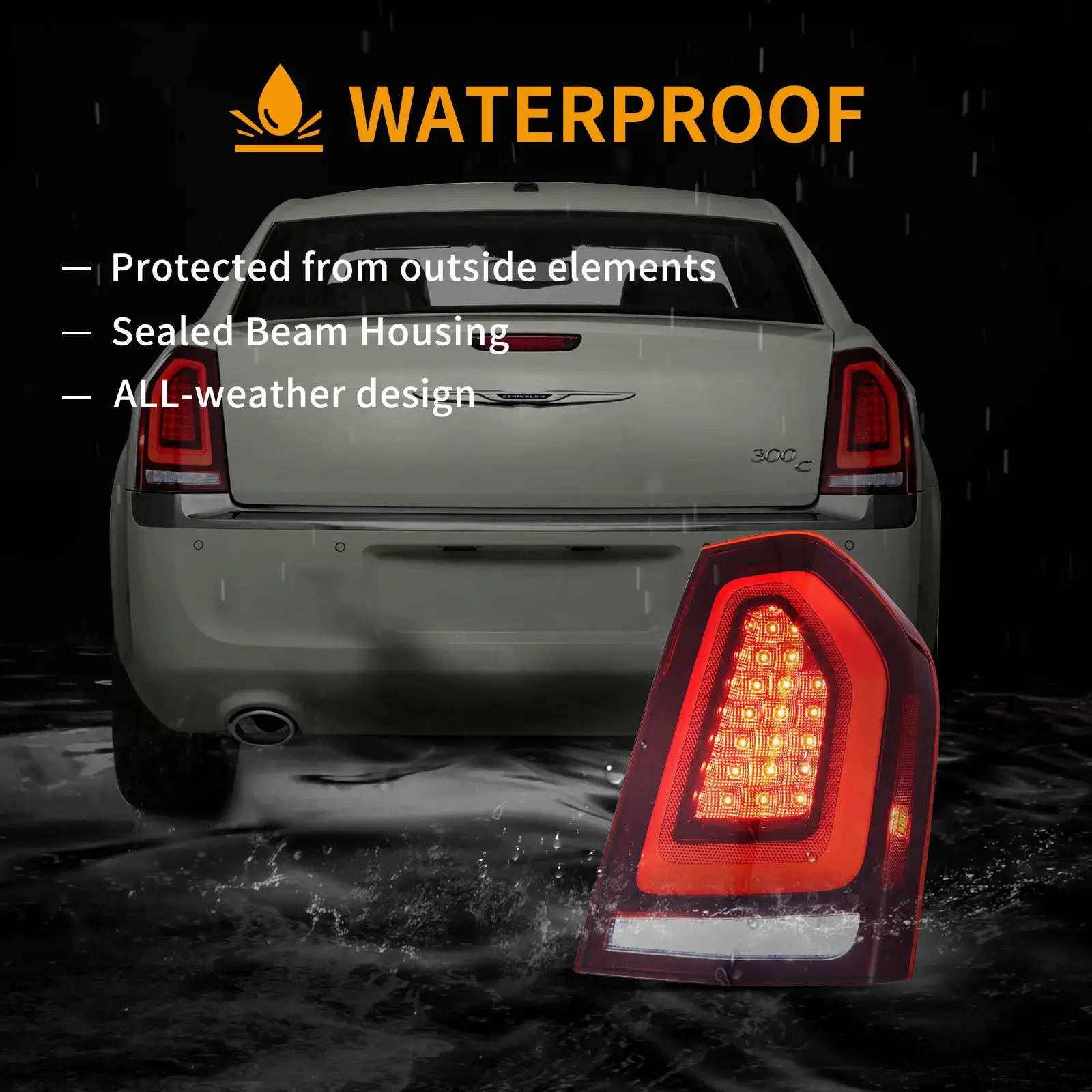 11-14 Chrysler 300 & Lancia Thema Vland LED Tail Lights With Start-up Animation - Image 11