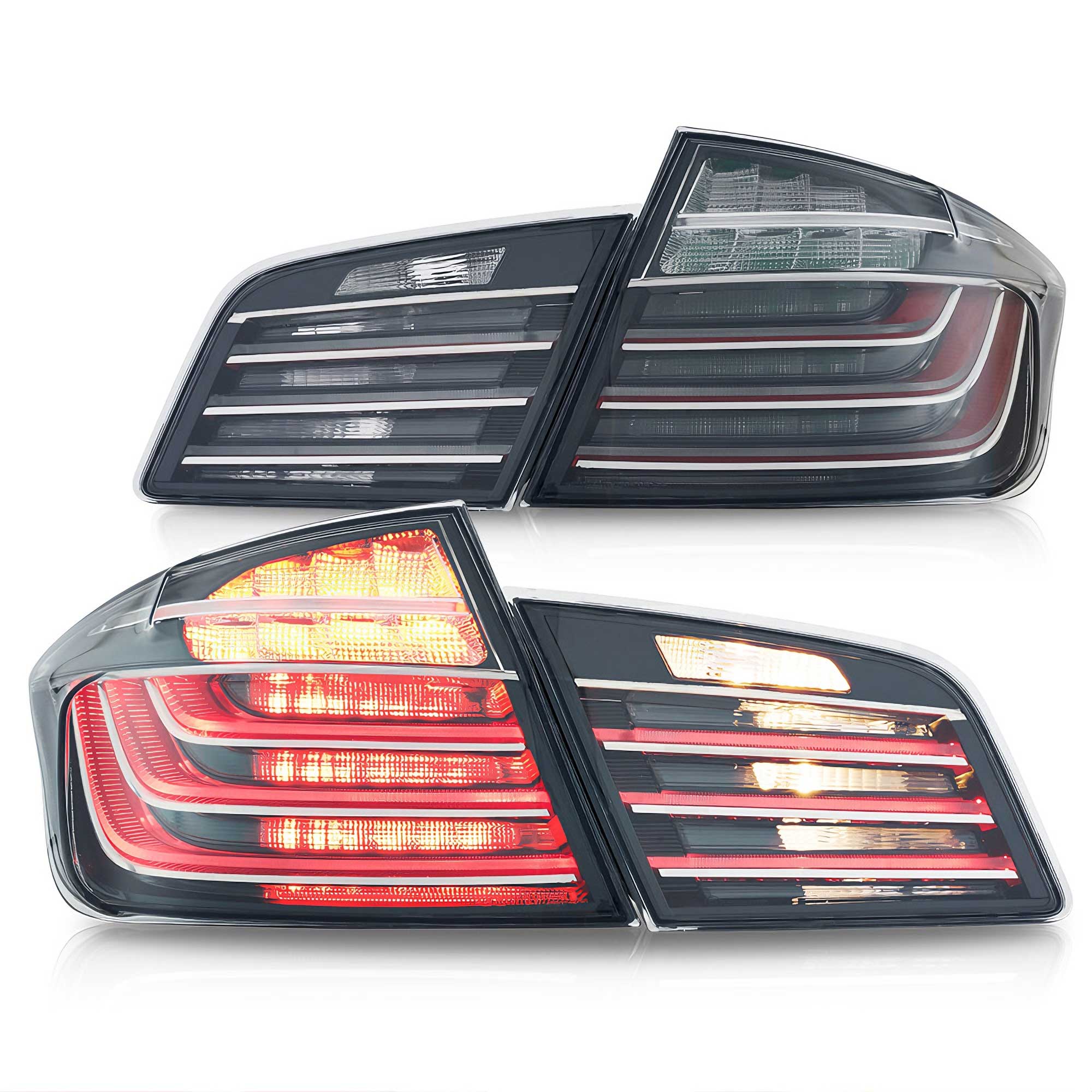 11-17 BMW 5 Series F10 F18 Vland LED Tail Lights With Amber Turn Signal - Image 5
