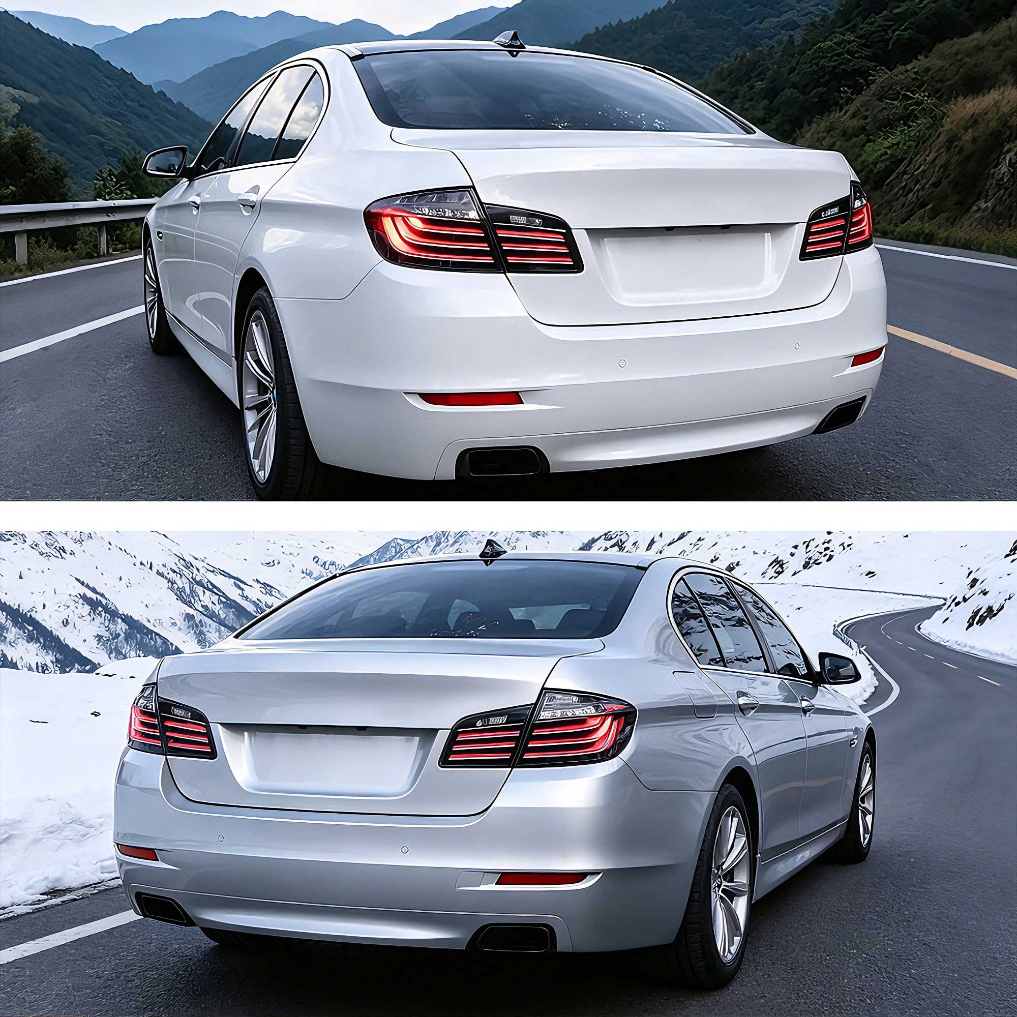 11-17 BMW 5 Series F10 F18 Vland LED Tail Lights With Amber Turn Signal - Image 9