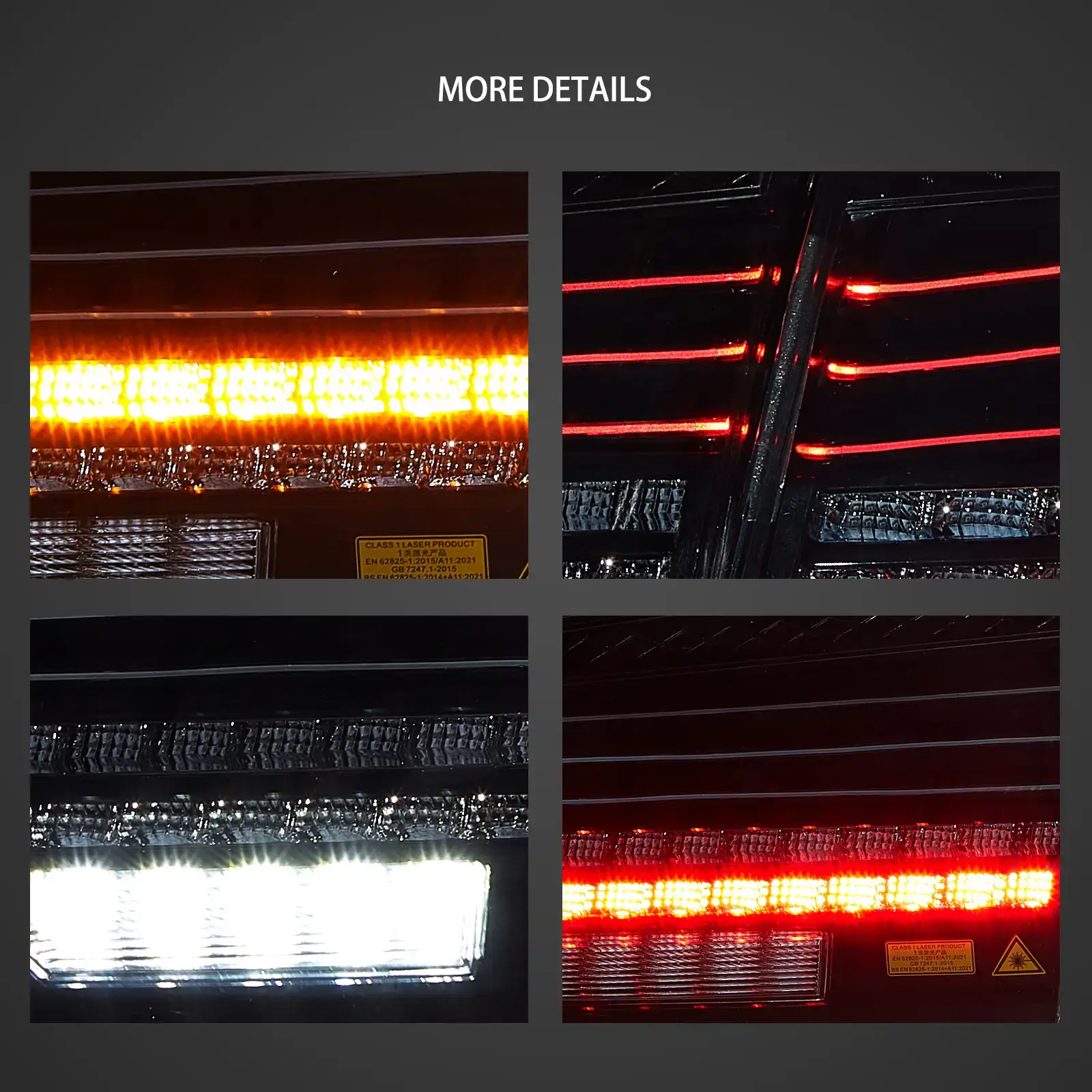 12-19 BMW F30 F80 3 Series Vland Laser Tail Lights CSL Style [E-mark] - Image 9