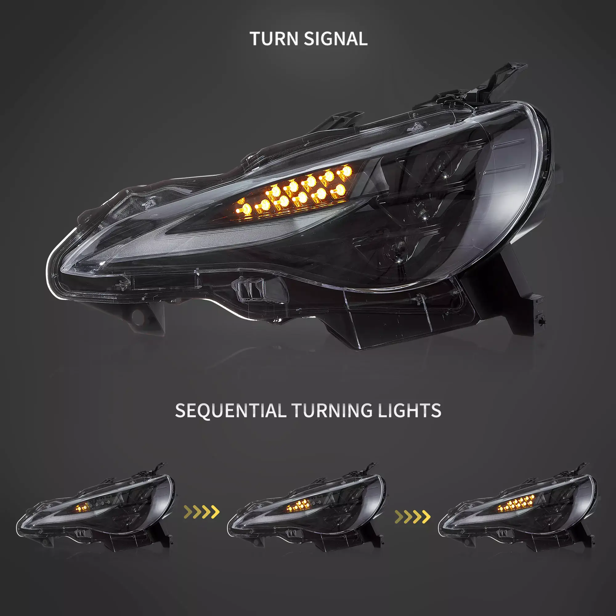 12–21 Toyota 86, Subaru Brz, Scion Frs Vland RGB Headlights - Image 3