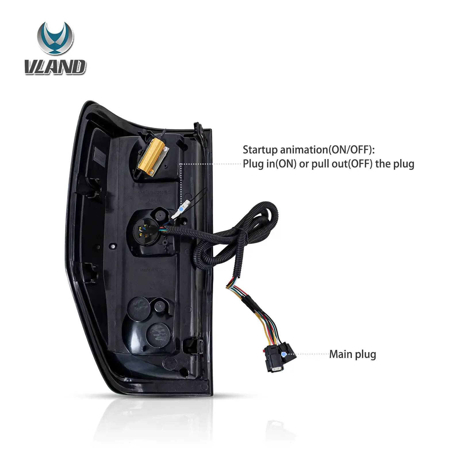 12-22 Ford Ranger Vland LED Upgrade Tail Lights With Amber Sequential Turn Signal (Not Fit For US Models) - Image 6