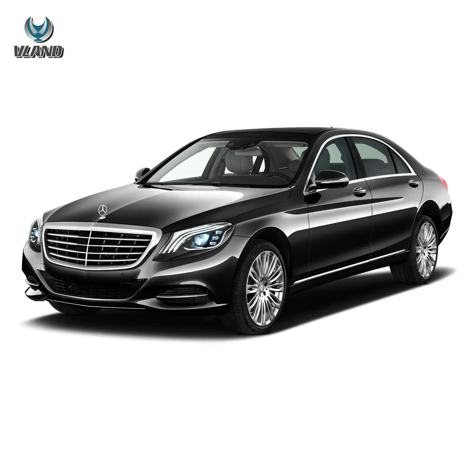 VLAND Full LED Headlights For 2014-2017 Mercedez Benz W222 S-Class [E-mark] - Image 5