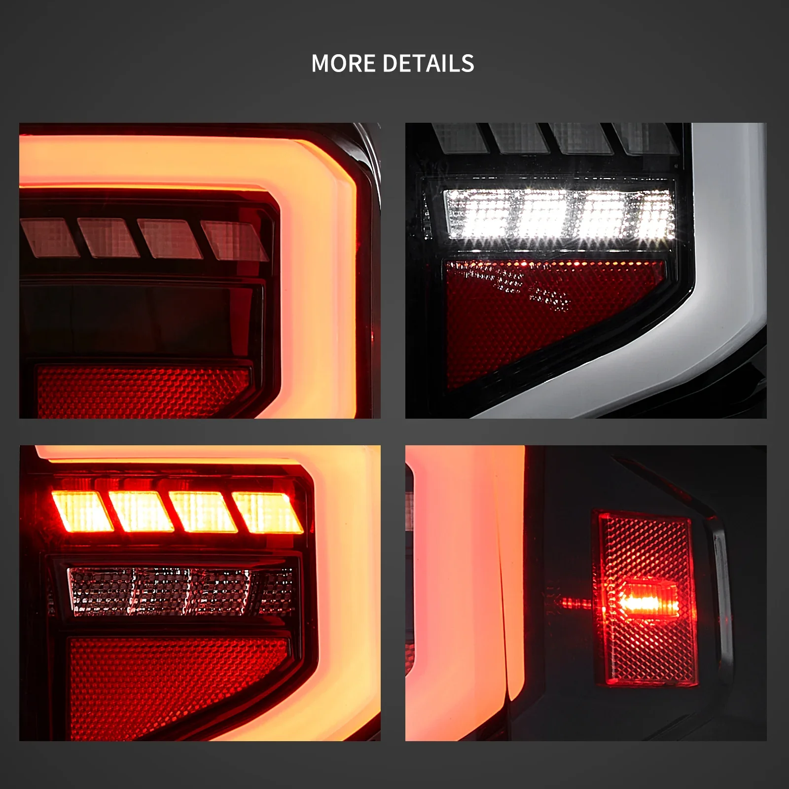 14-18 Chevrolet Silverado Vland LED Tail Lights With Dynamic Welcome Lighting - Image 6