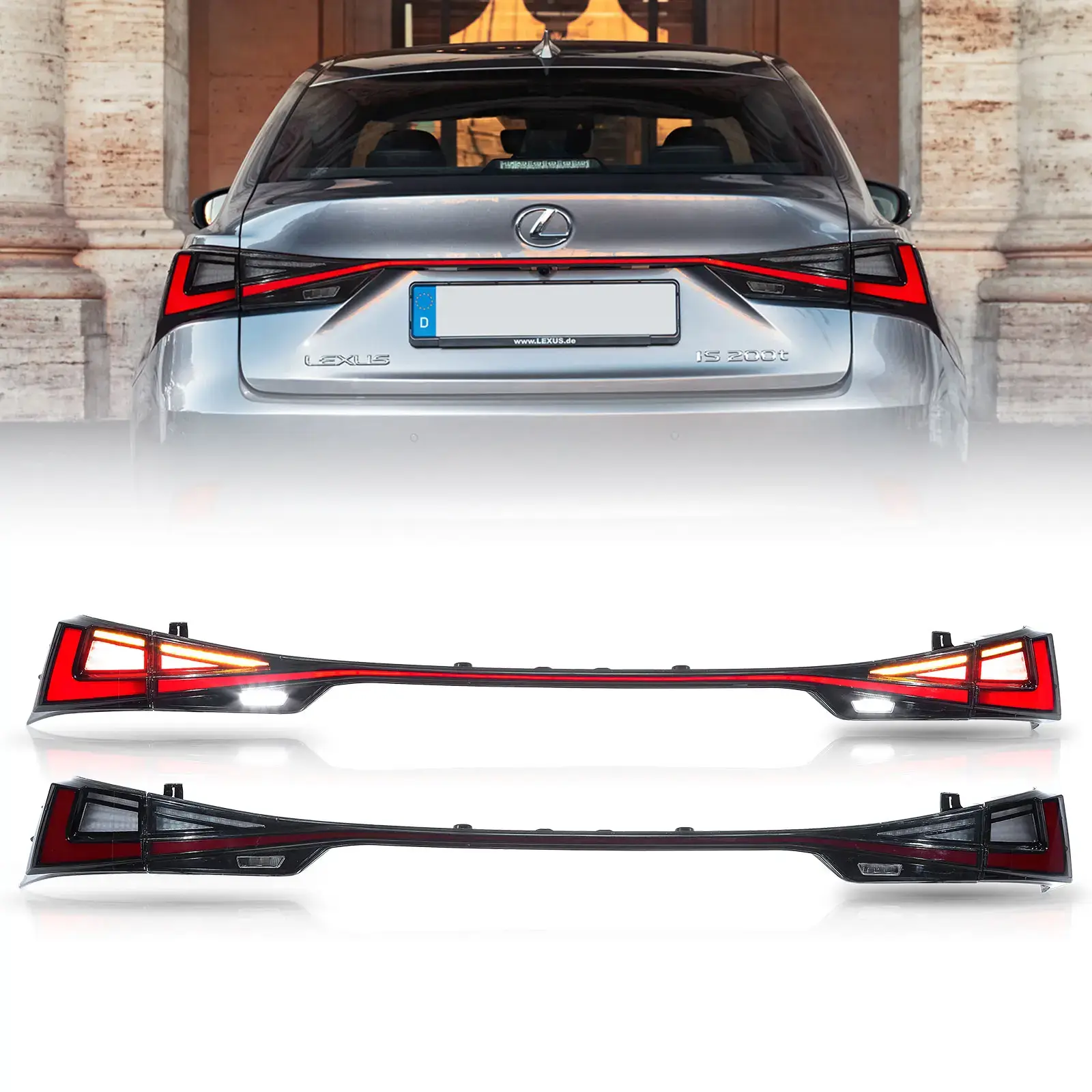 14-20 Lexus IS 250 200t 300h F Sport Vland LED Tail Lights - Image 6
