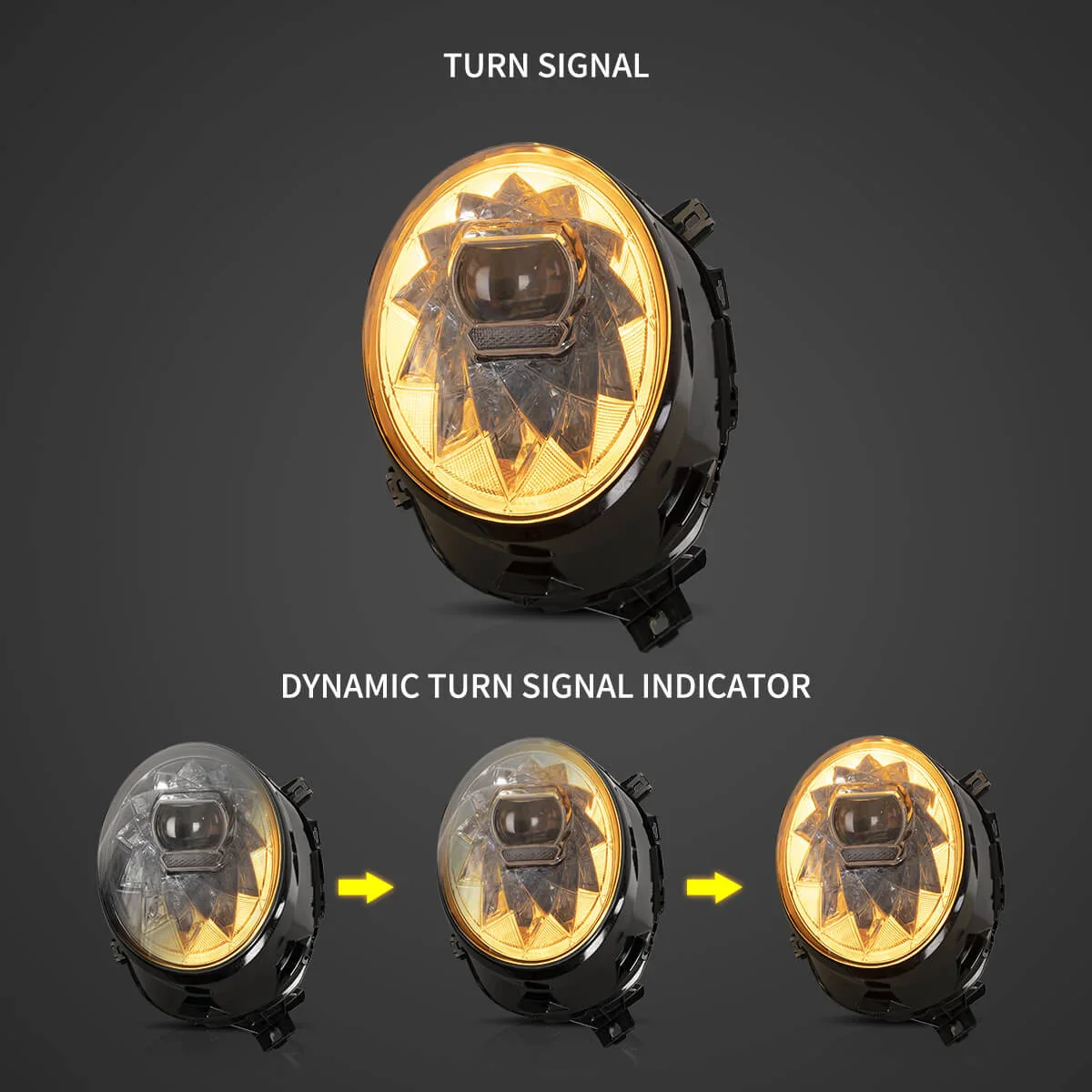 14-22 Mini Cooper (F55 F56 F57) Vland LED Dual Beam Projector Headlights [E-mark] - Image 4