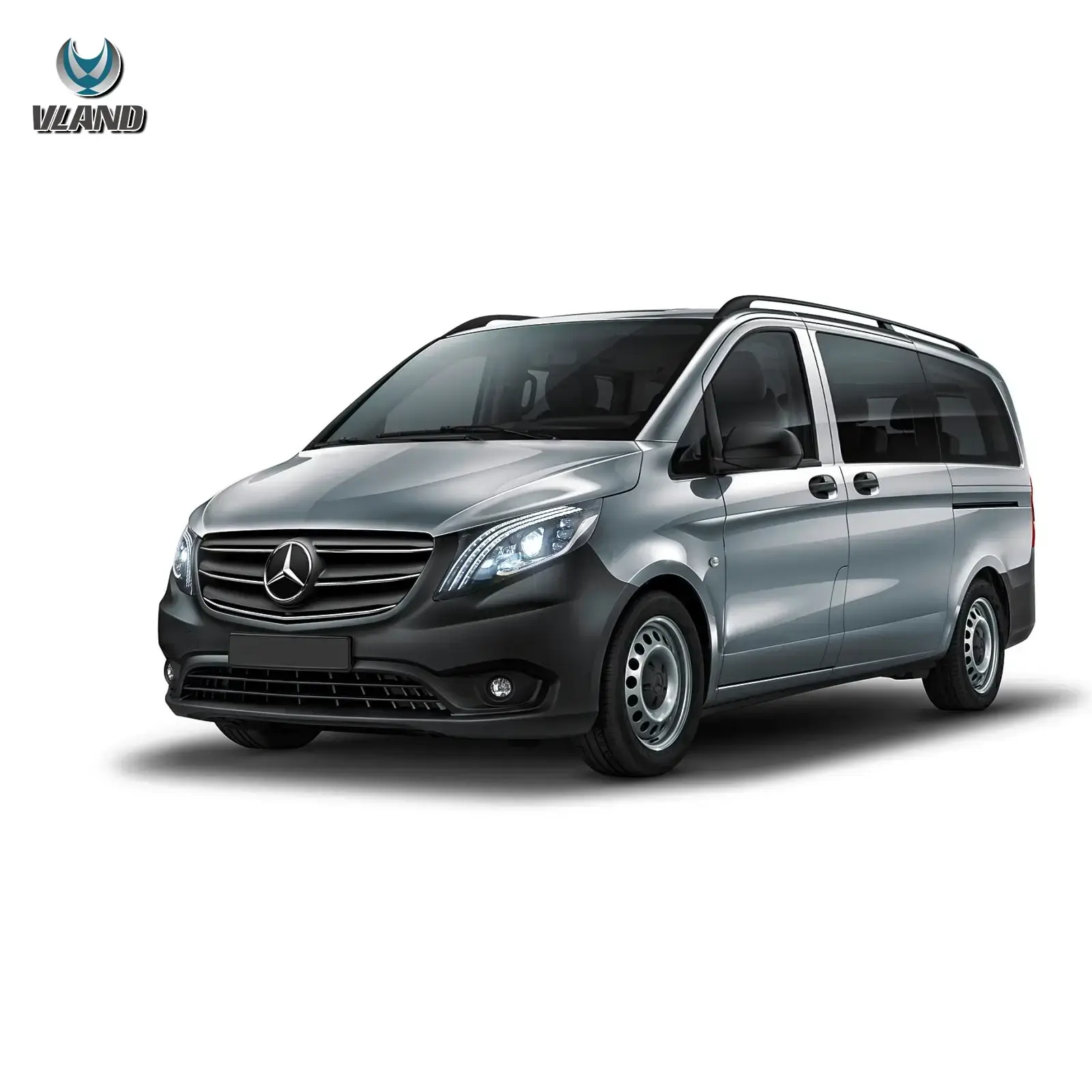 16-23 Mercedes Benz Metris / Vito 3th Gen (W447) Vland LED Matrix Headlights Black [E-mark] - Image 9