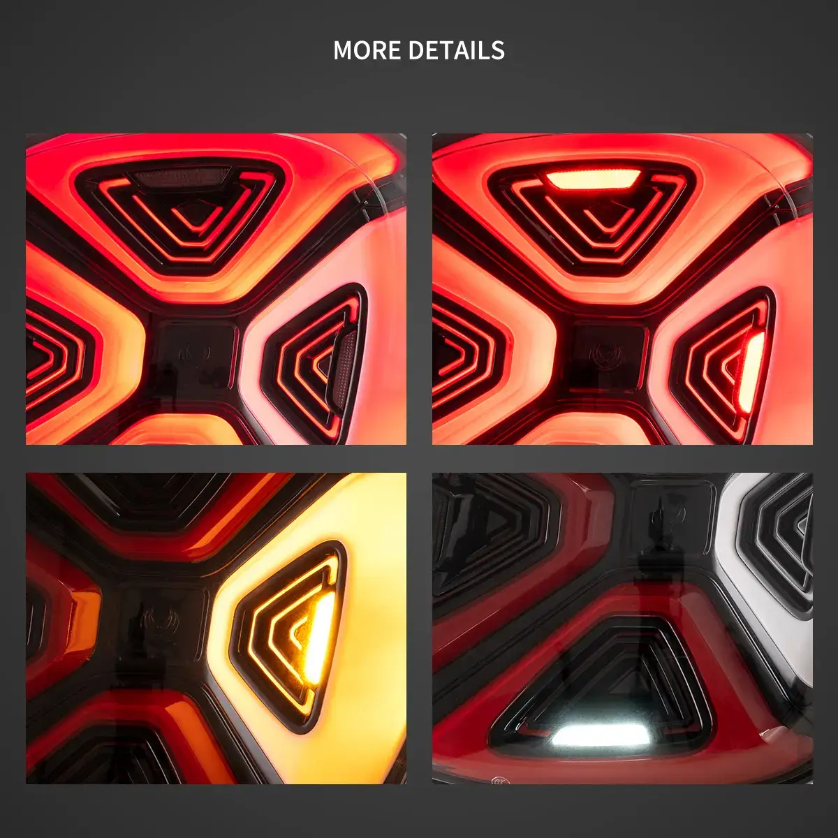 15-19 Benz Smart 453 Fortwo / Forfour Vland LED Tail Lights With Dynamic Welcome Lighting [E-mark] - Image 6