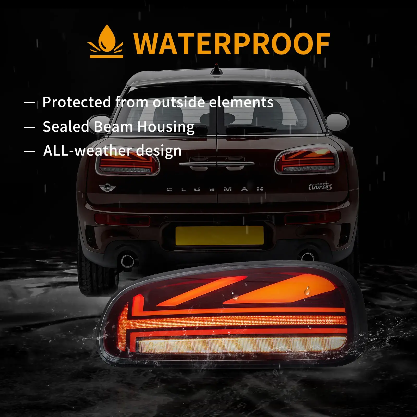 15-23 Mini Cooper Clubman F54 LCL F54 F54N Vland Tail lights With Full LED Upgraded Dynamic Welcome Lighting [E-mark] - Image 12