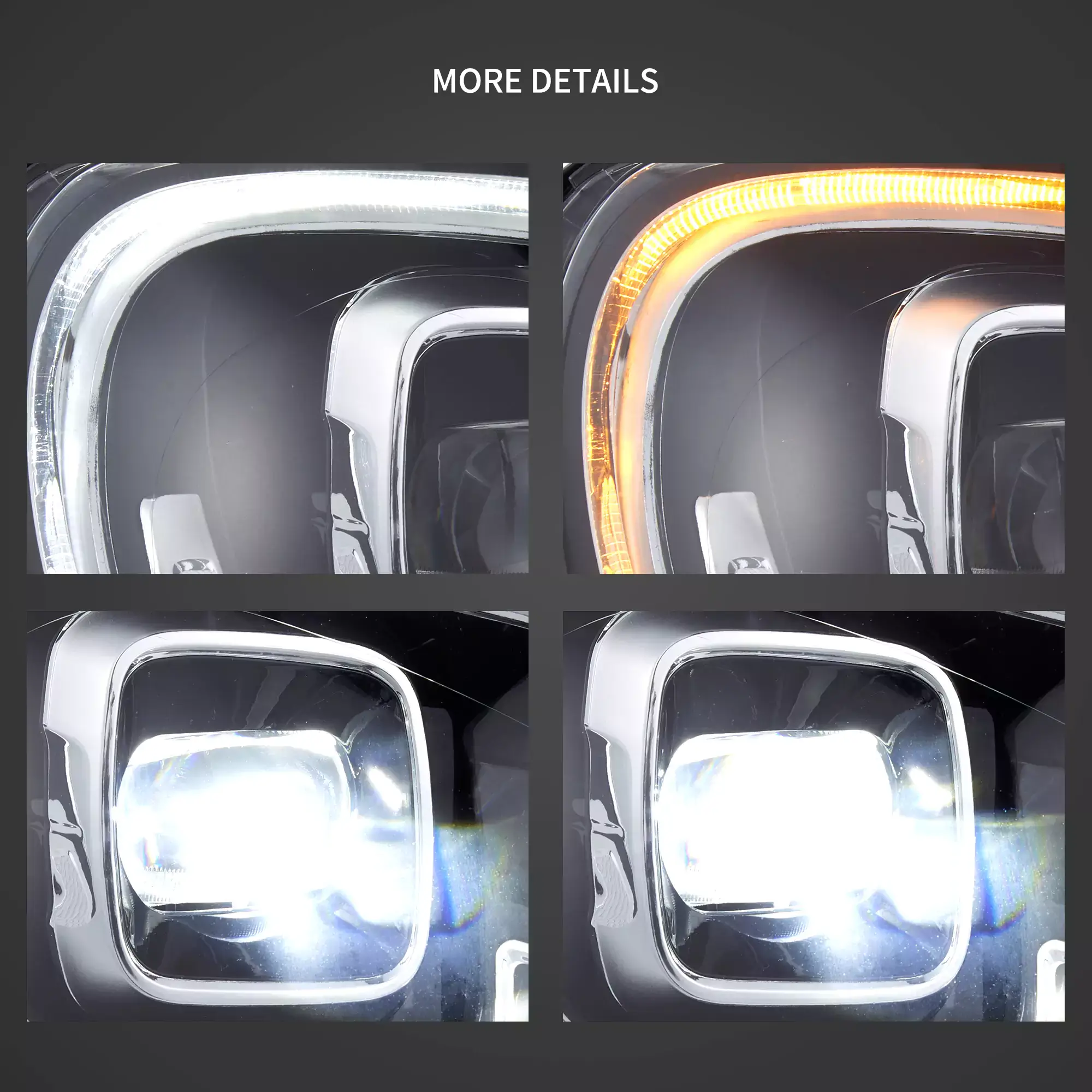 17-20 Mini Countryman F60 Vland Full LED Dual Beam Projector Headlights [E-mark] - Image 6