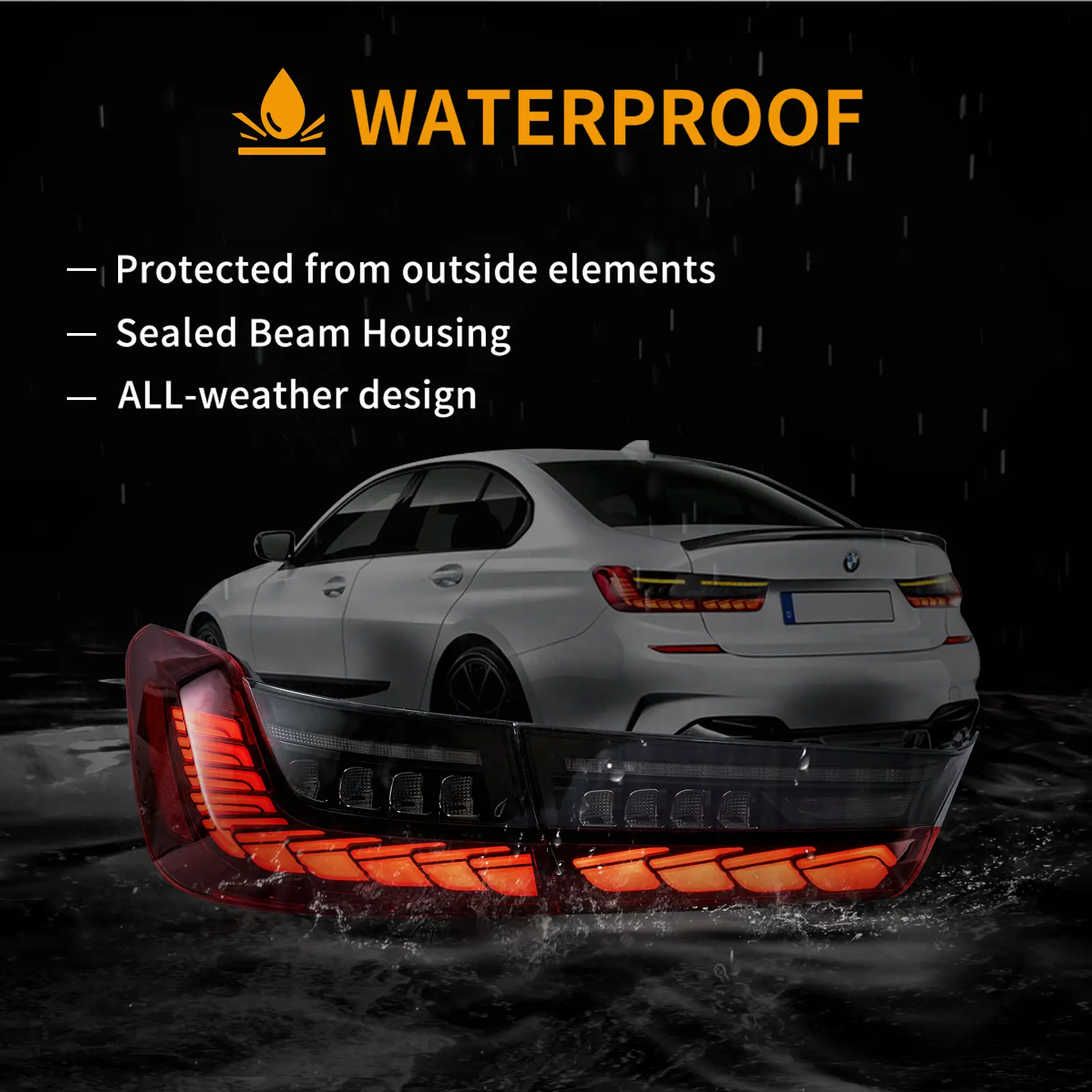18-24 BMW 3 Series 7th Gen G20/G28/G80 Vland OLED Tail Lights With Sequential Turn Signal [E-mark] - Image 11