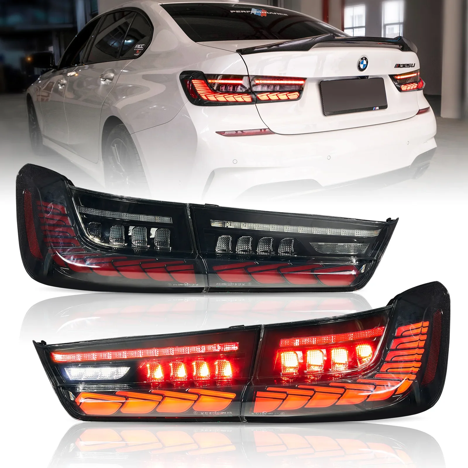 18-24 BMW 3 Series 7th Gen G20/G28/G80 Vland OLED Tail Lights With Sequential Turn Signal [E-mark] - Image 15