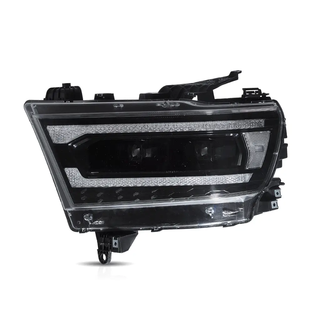 19-24 Dodge Ram 1500 Vland Full LED Headlights W/Start-up Animation - Image 4