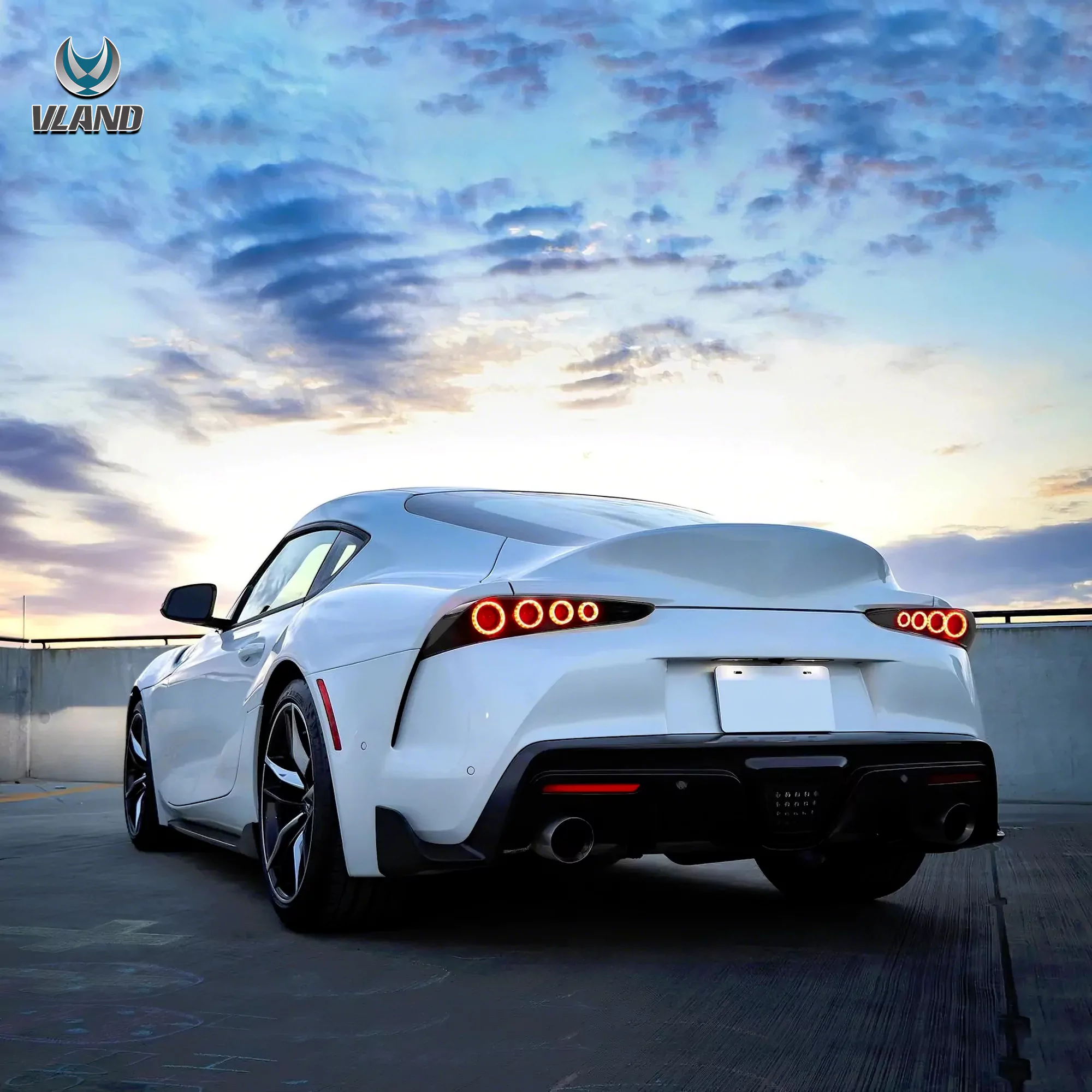 19-24 Toyota GR Supra A90/A91 Vland LED Tail Lights w/Dynamic Animation - Image 10