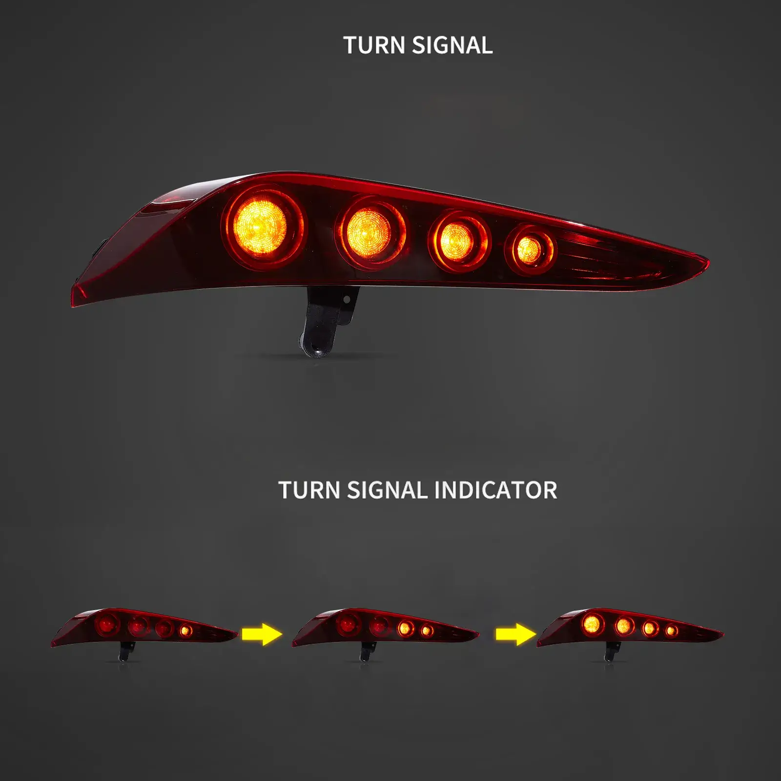 19-24 Toyota GR Supra A90/A91 Vland LED Tail Lights w/Dynamic Animation - Image 3