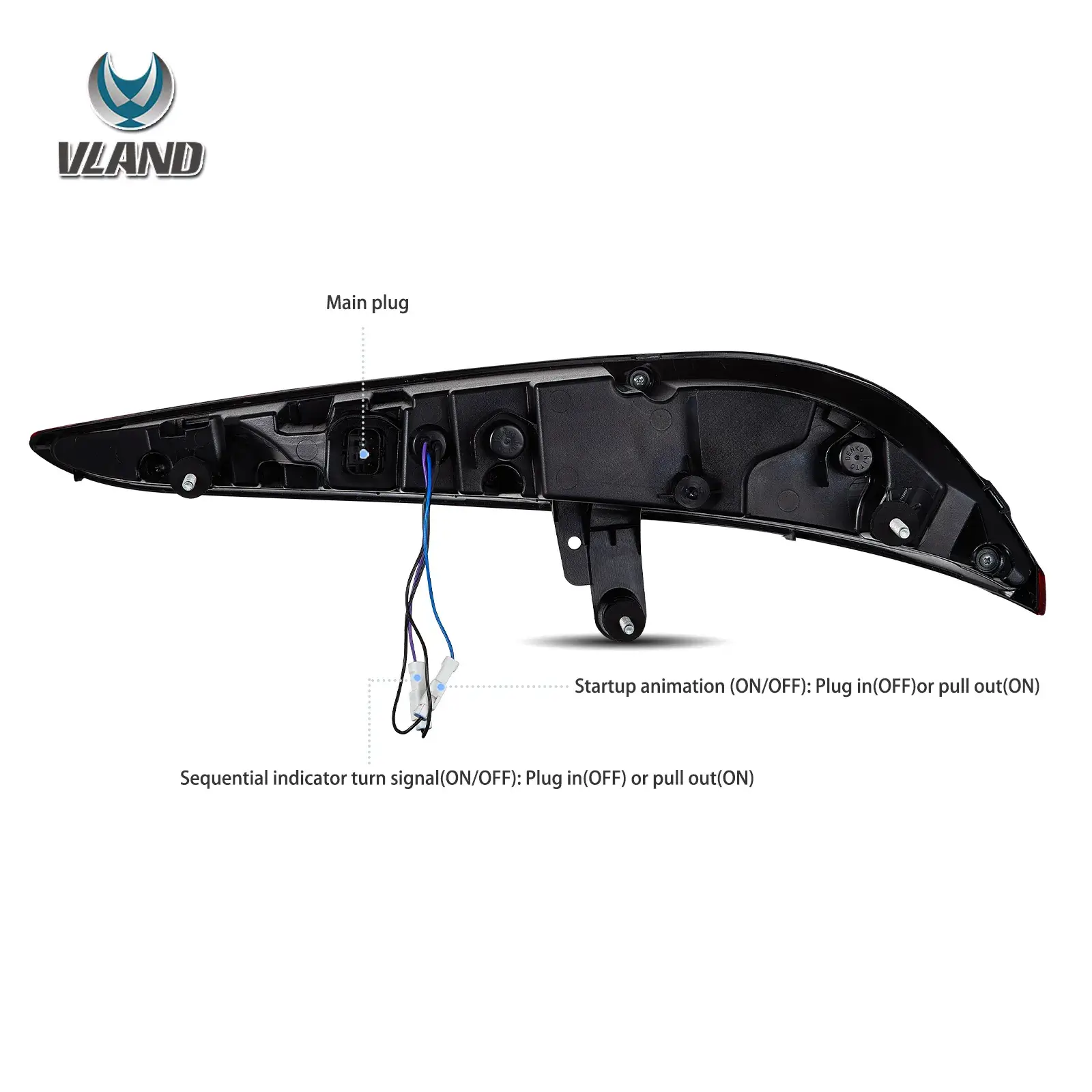 19-24 Toyota GR Supra A90/A91 Vland LED Tail Lights w/Dynamic Animation - Image 7