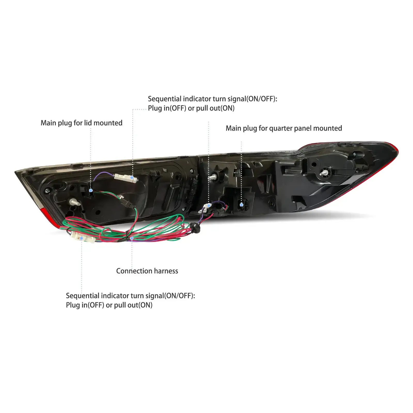 19-UP BMW 3-SERIES G20/G80 M3 Vland Laser Tail Lights CSL Style [E-mark] - Image 6
