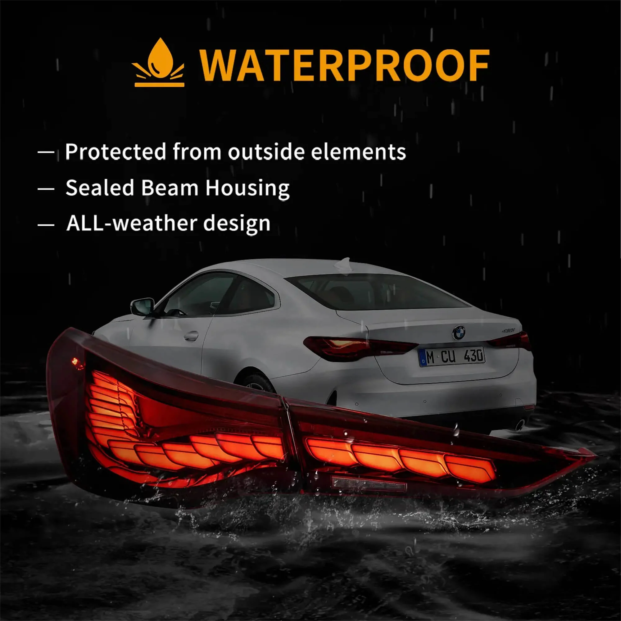20-UP BMW 4 Series G22/G23/G26 Vland OLED Tail Lights With Dynamic Welcome Lighting [E-mark] - Image 10