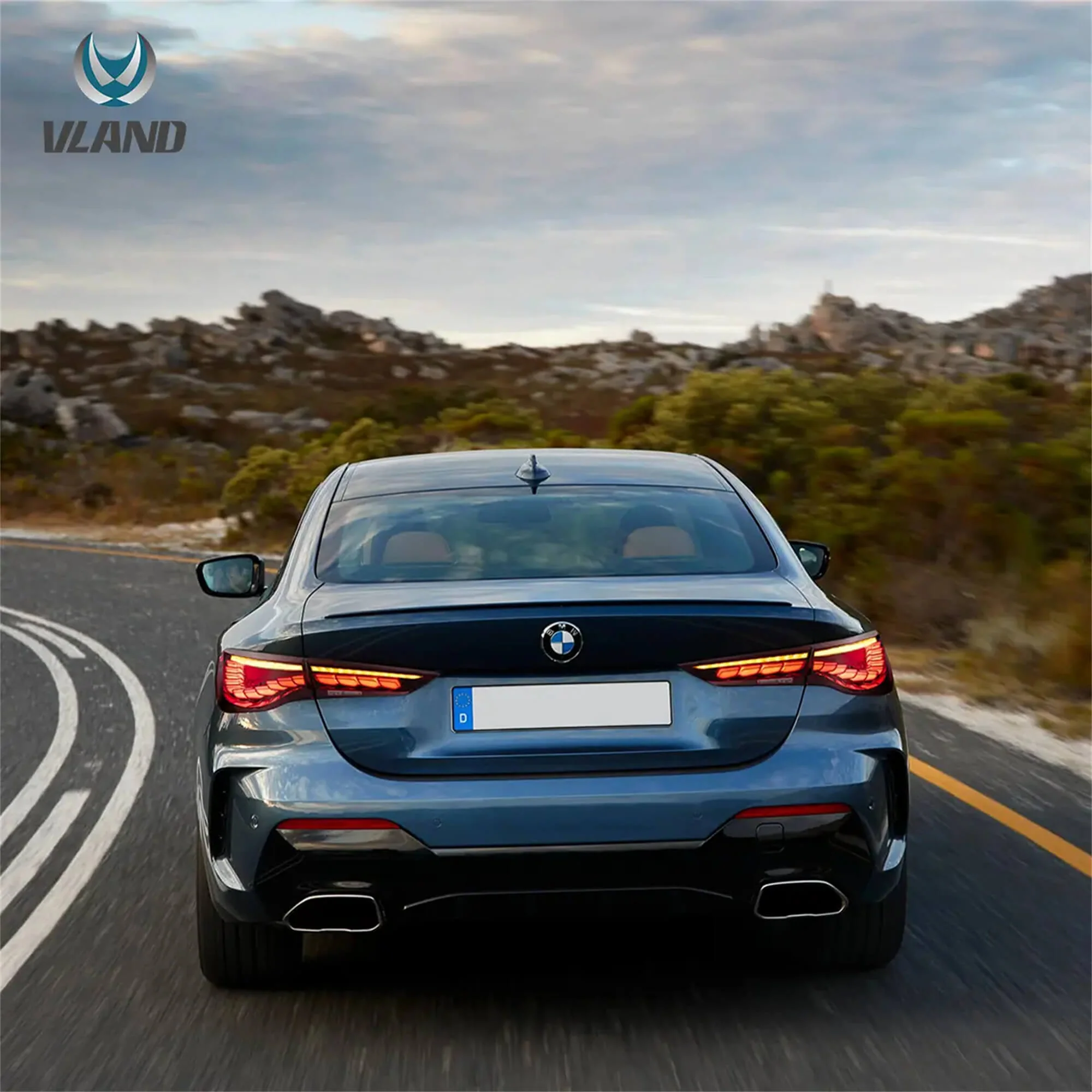 20-UP BMW 4 Series G22/G23/G26 Vland OLED Tail Lights With Dynamic Welcome Lighting [E-mark] - Image 8