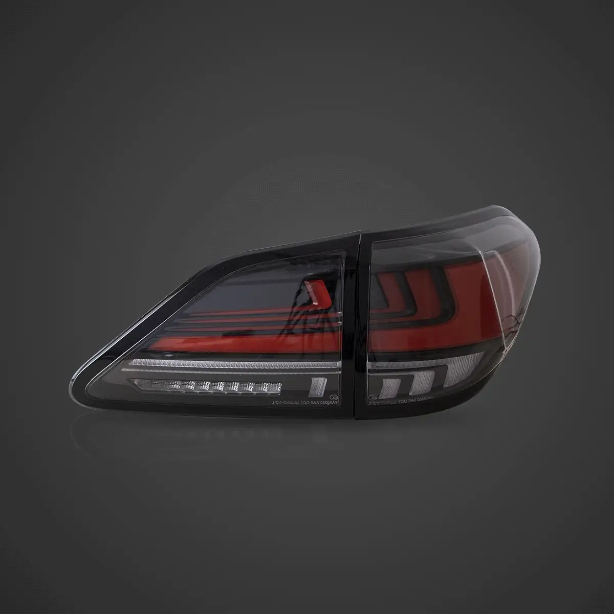 08-14 Lexus RX 350 400h 450h 450hL Vland LED Tail Lights - Image 2