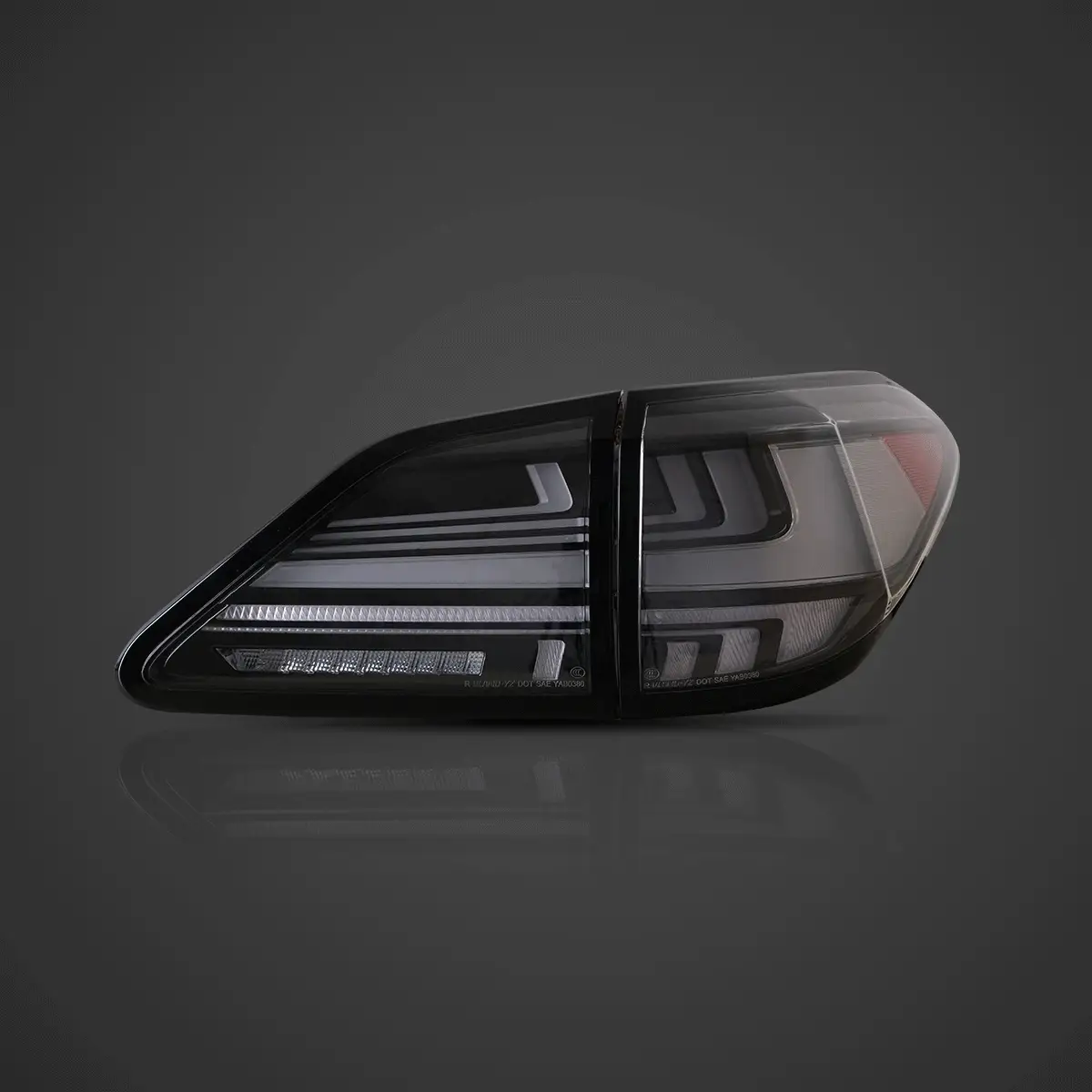 08-14 Lexus RX 350 400h 450h 450hL Vland LED Tail Lights - Image 4
