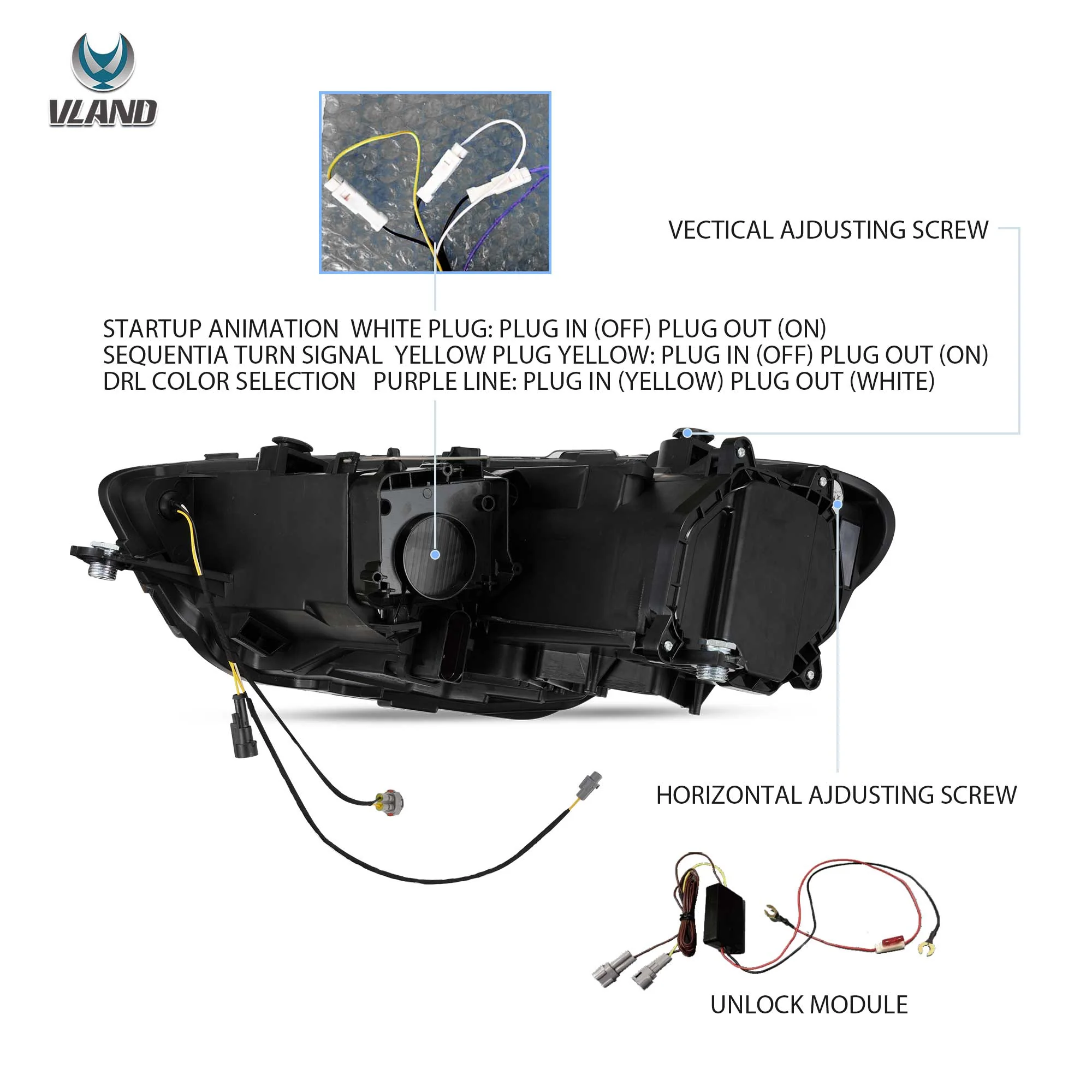 2009-2014 VW Scirocco LED Headlights With Start-up animation - Image 8