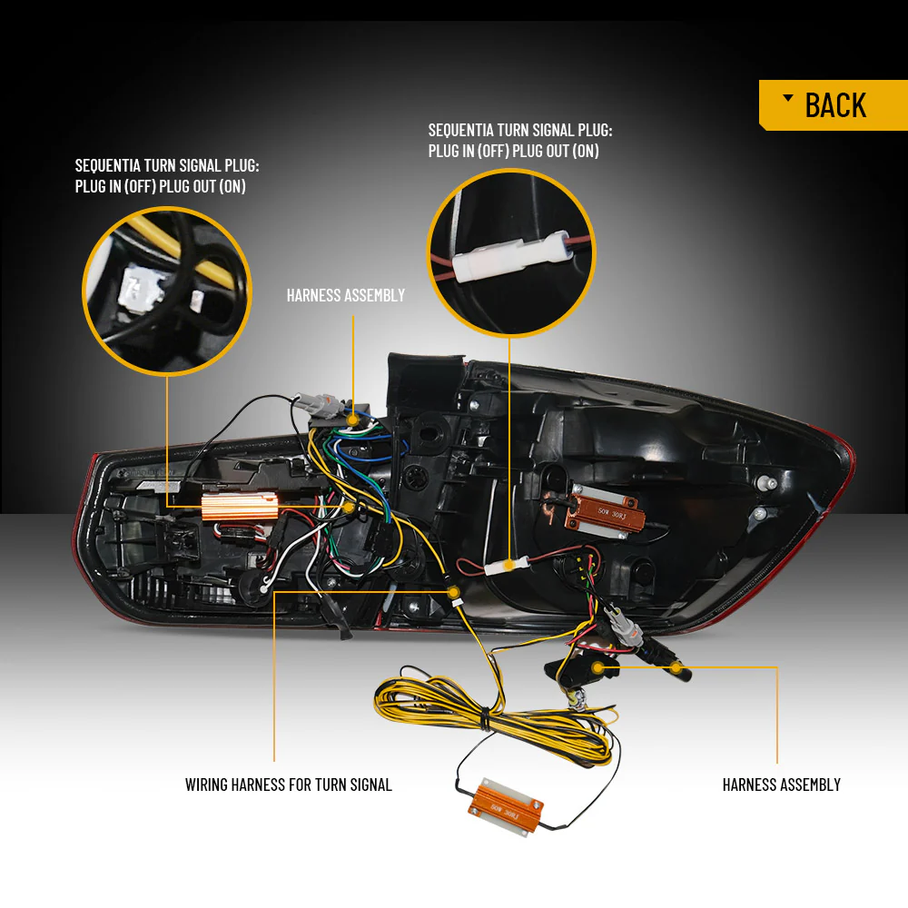 2012-2019 BMW 3 Series F31 Touring Vland Full LED Tail Lights [E-mark] - Image 11