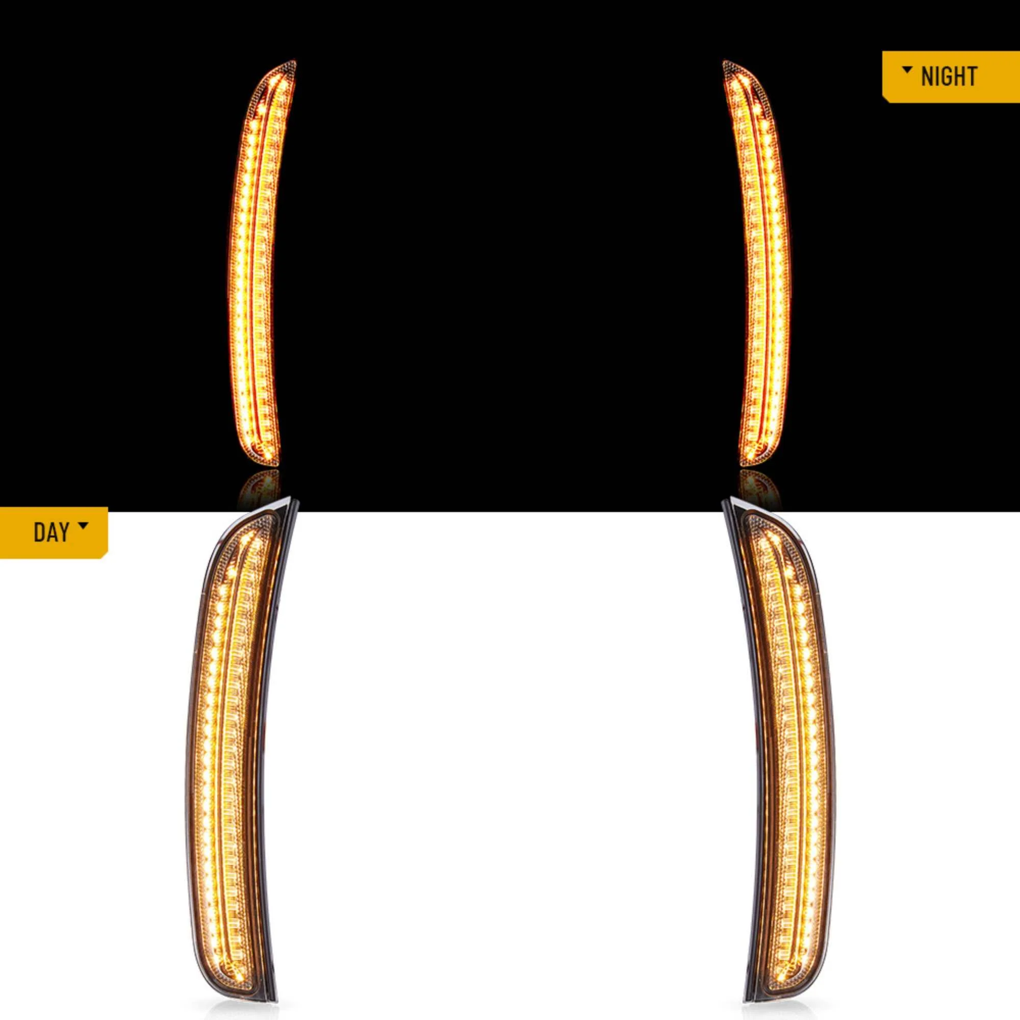 2015-2023 Dodge Charger LED Side Mark 2 Pair Front And Rear - Image 6