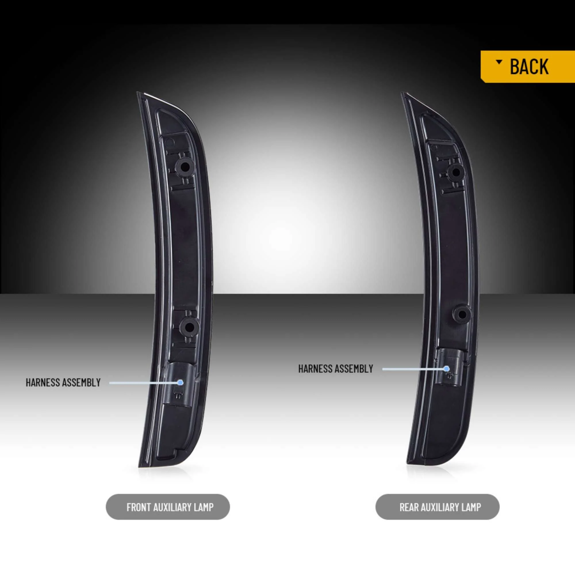 2015-2023 Dodge Charger LED Side Mark 2 Pair Front And Rear - Image 9