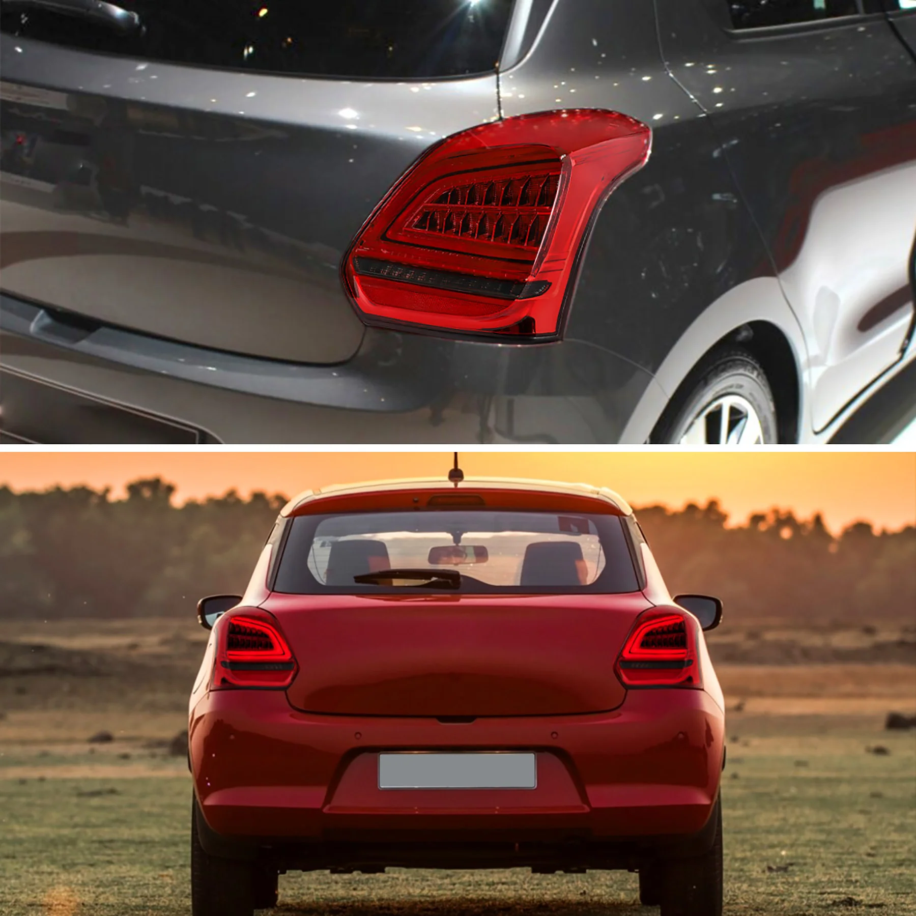 2017-2022 Suzuki Swift Vland LED Tail Lights With Sequential Turn Signal - Image 7