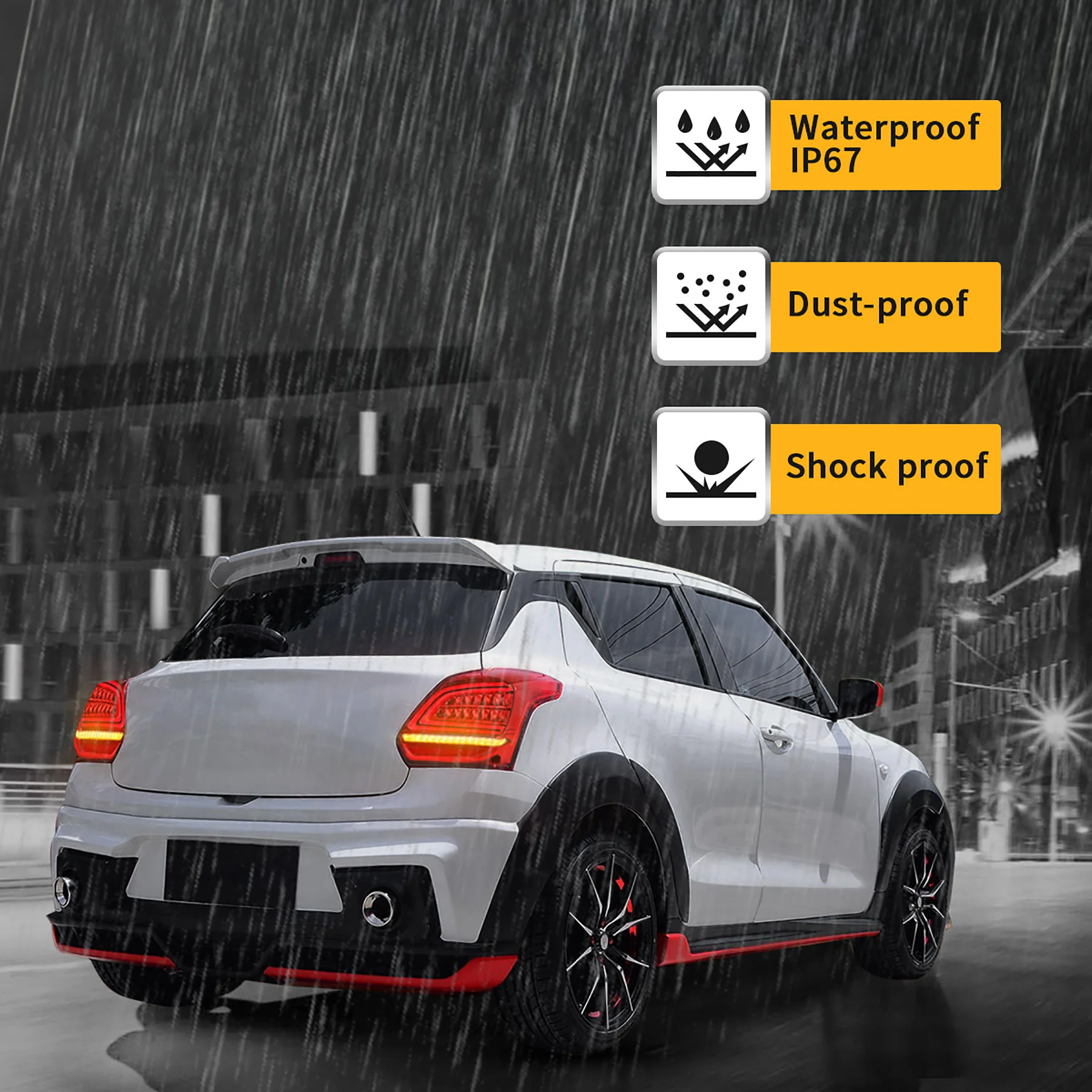2017-2022 Suzuki Swift Vland LED Tail Lights With Sequential Turn Signal - Image 8