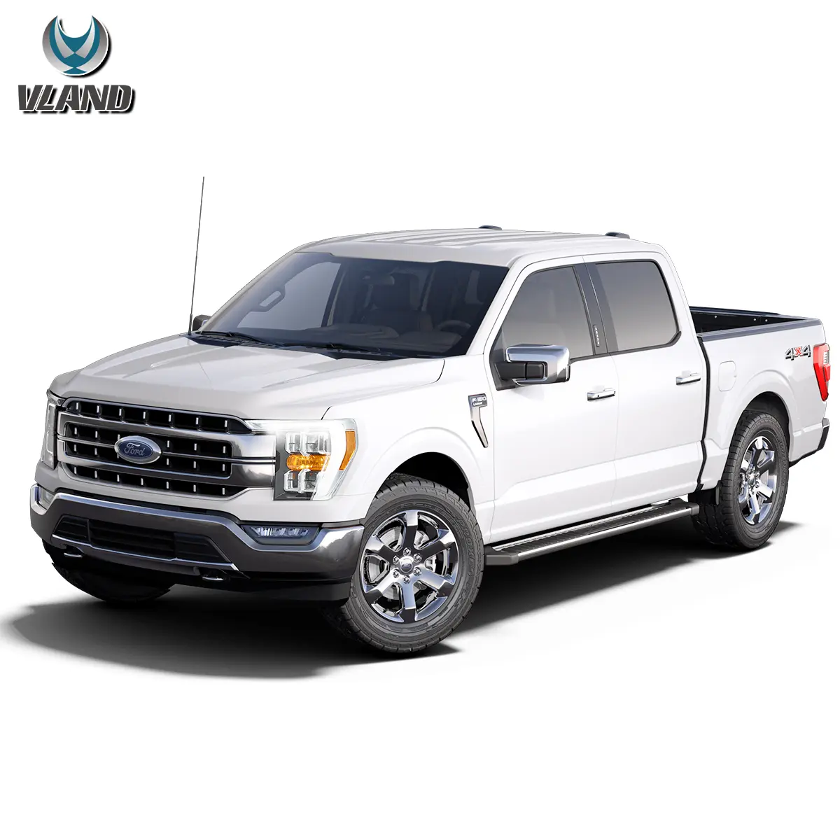 21-23 Ford F150 14th Gen Vland LED Reflection Bowl HeadLights Chrome - Image 7