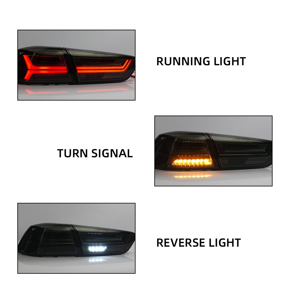 VLAND LED Headlights+Taillights For Mitsubishi Lancer 2008-2017 - Image 10