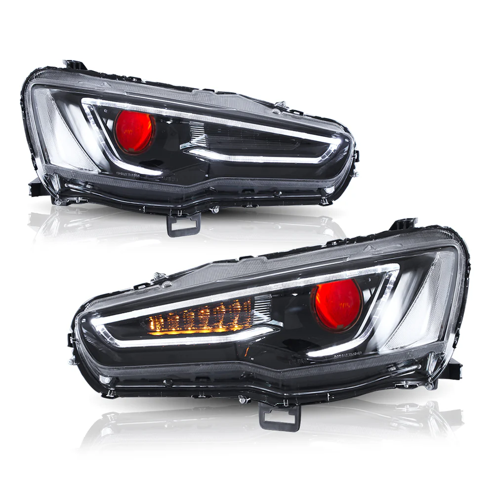 VLAND LED Headlights+Taillights For Mitsubishi Lancer 2008-2017 - Image 4