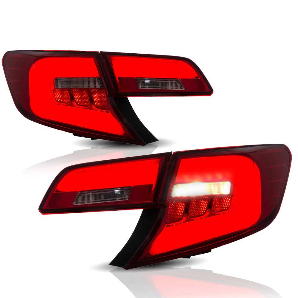 Vland Carlamp LED Tail Lights For Toyota Camry  2012-2014 Red Lens - Image 3