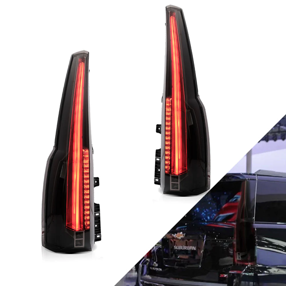 Vland Carlamp LED Tail Lights For Chevy Tahoe/Suburban 2015-2020 - Image 8
