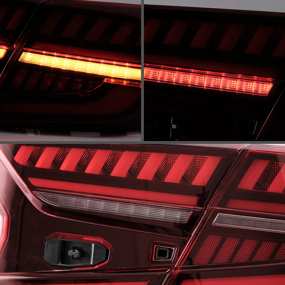 Vland Carlamp Tail Lights for Honda Accord 10th 2018-up w/sequential indicators Red Lens - Image 11