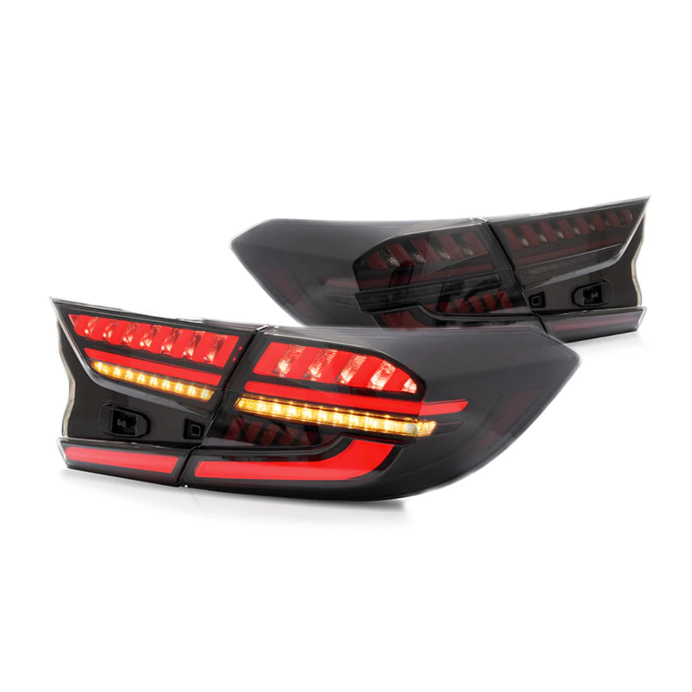 Vland Carlamp Tail Lights for Honda Accord 10th 2018-up w/sequential indicators Red Lens - Image 5