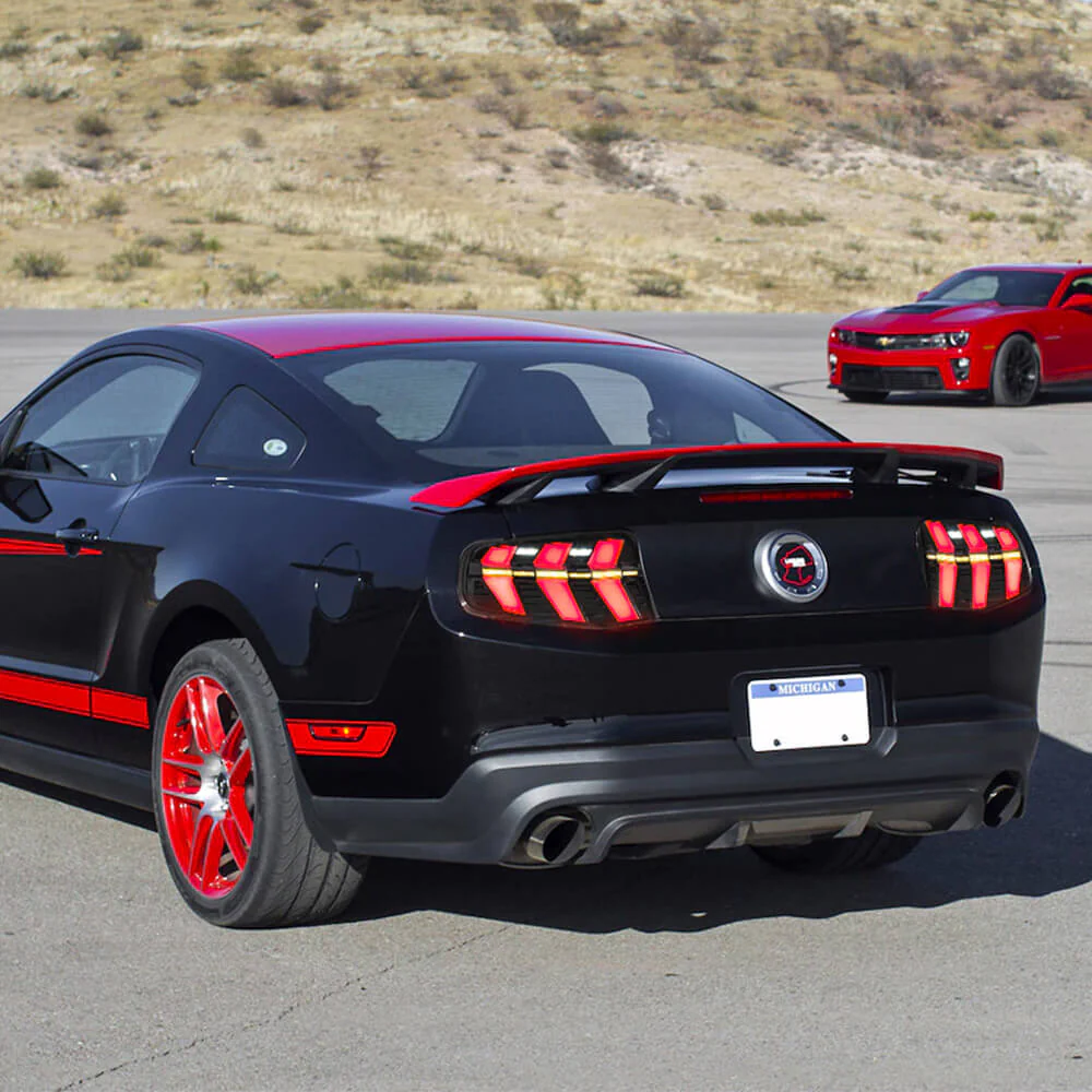 Ford Mustang 2011-2013 Vland LED Tail Lights Smoked - Image 5