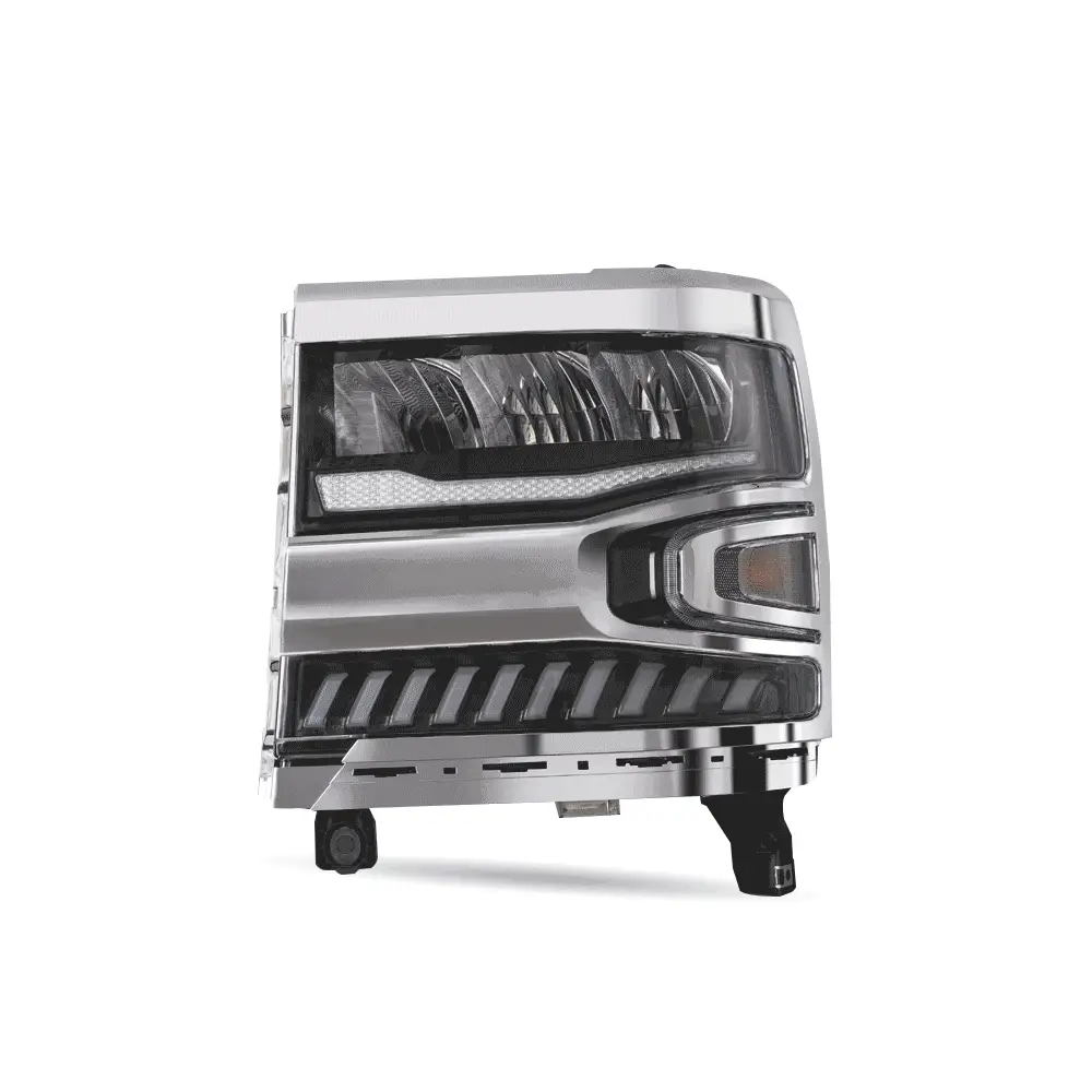 Vland Carlamp Full LED Headlights With Halo Light For Chevrolet Silverado 1500 2016-2018 - Image 6
