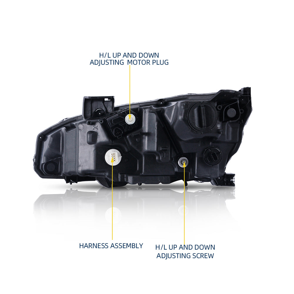 Vland 16-21 Honda Civic Full LED Headlights - Image 8